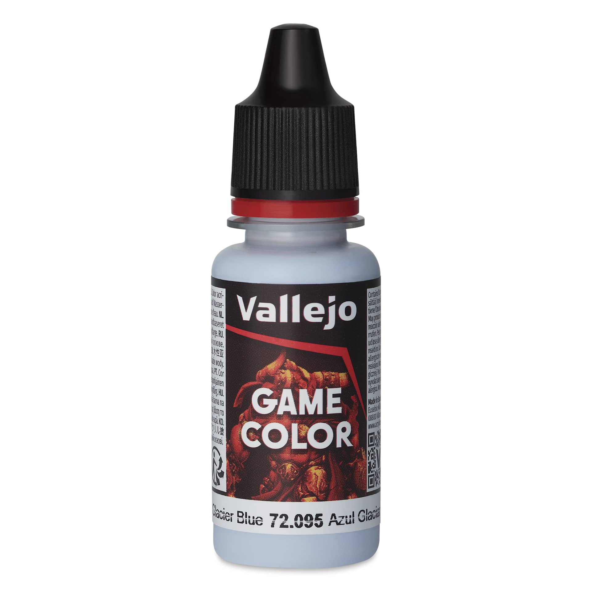 Vallejo Game Color Acrylic Paint - Glacier Blue, 18 ml - front