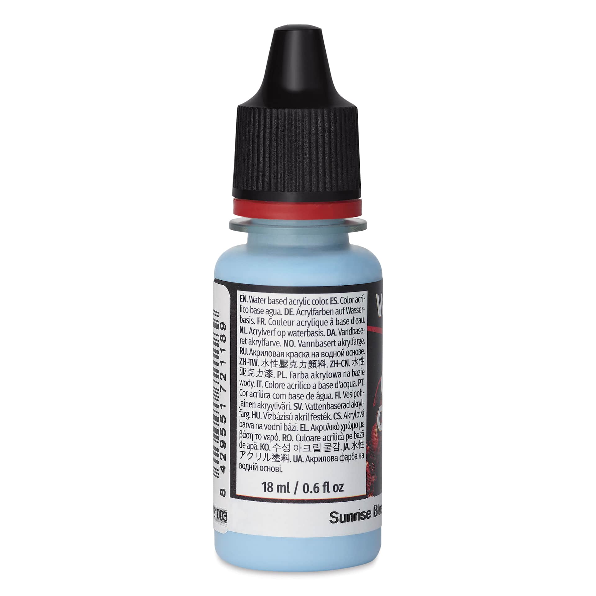 Vallejo Game Color Acrylic Paint - Sunrise Blue, 18 ml - side