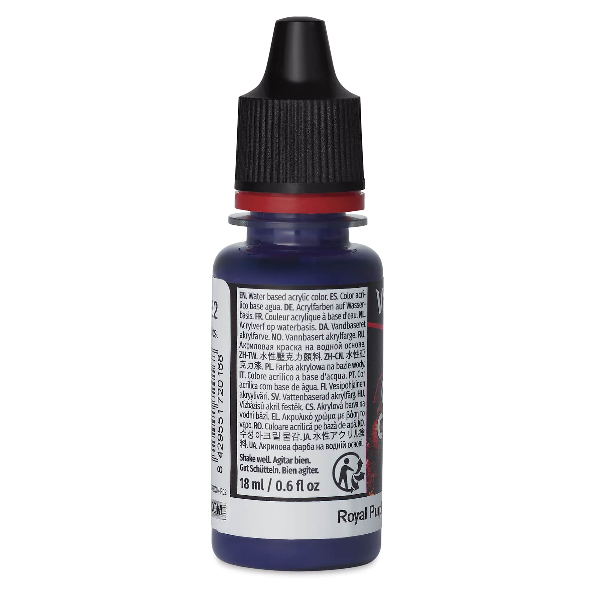 Vallejo Game Color Acrylic Paint - Royal Purple, 18 ml - side