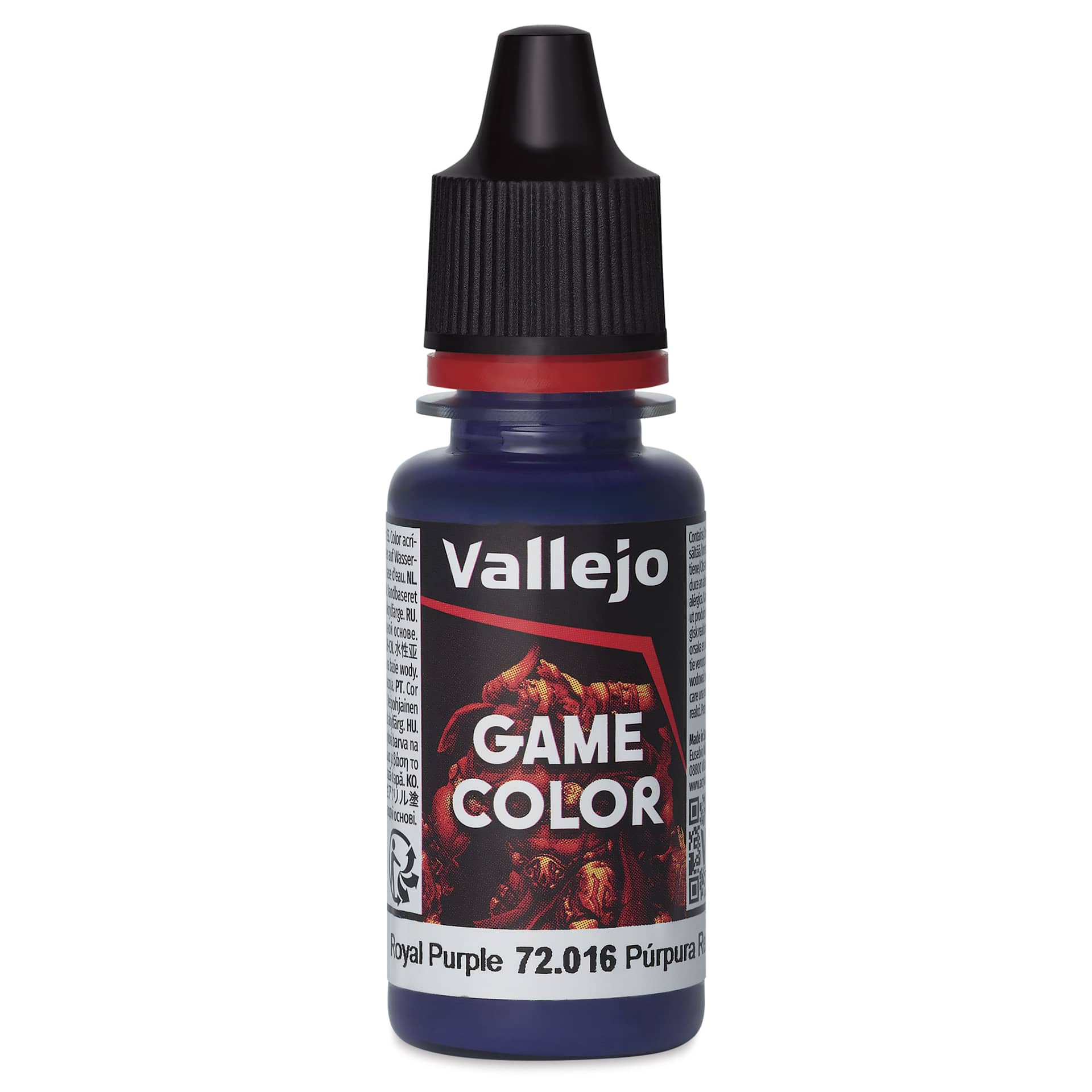 Vallejo Game Color Acrylic Paint - Royal Purple, 18 ml - front