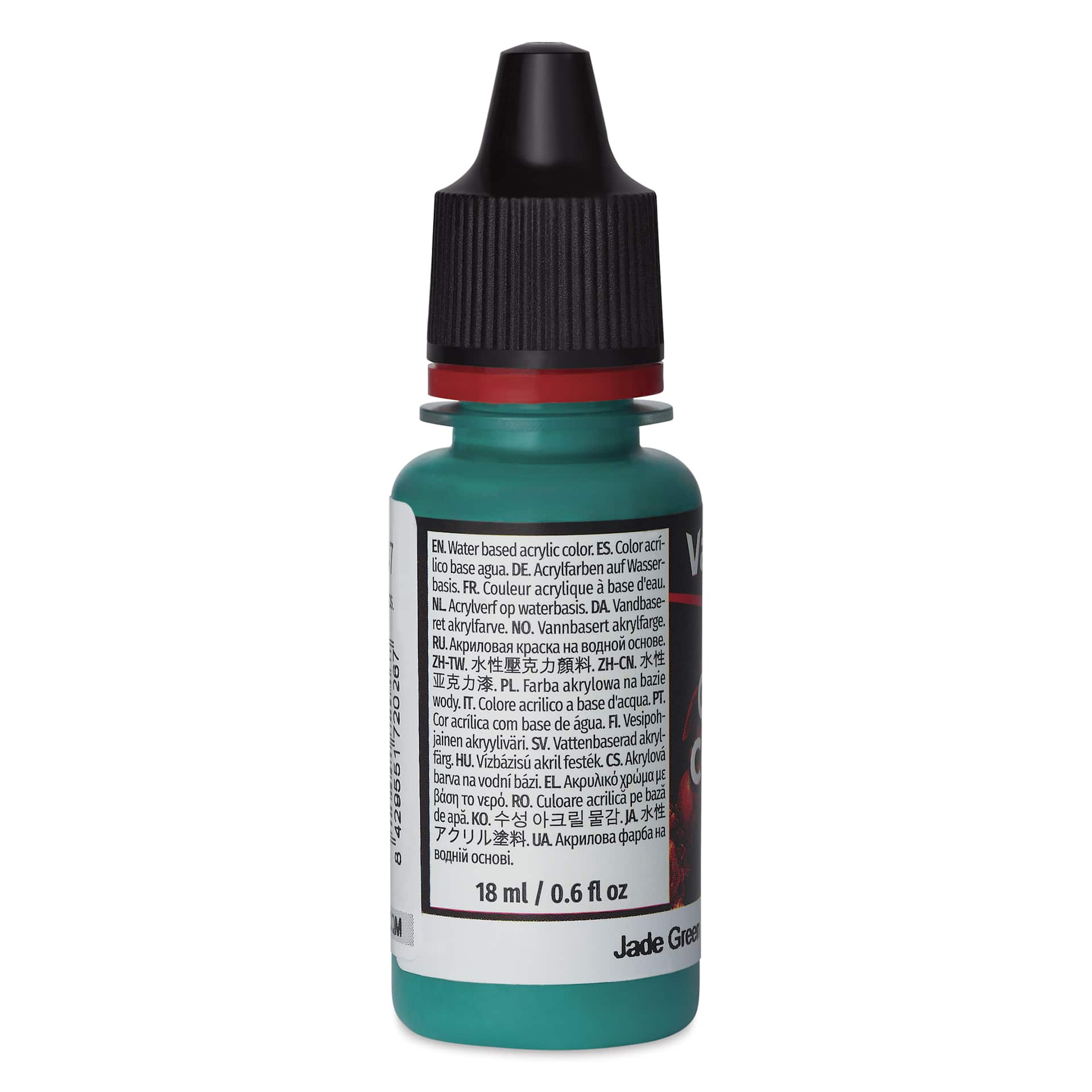 Vallejo Game Color Acrylic Paint - Jade Green, 18 ml - side