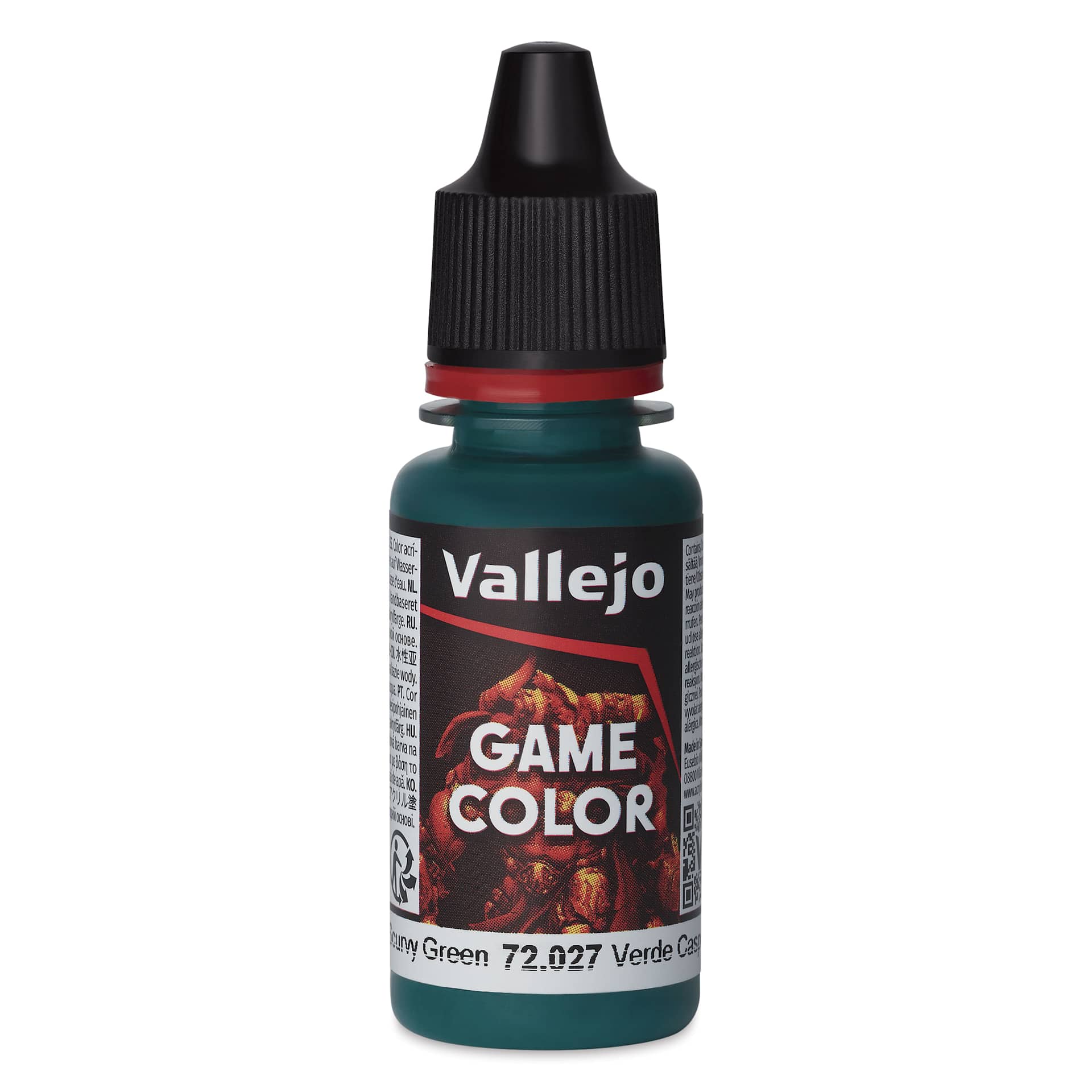 Vallejo Game Color Acrylic Paint - Scurvy Green, 18 ml - front