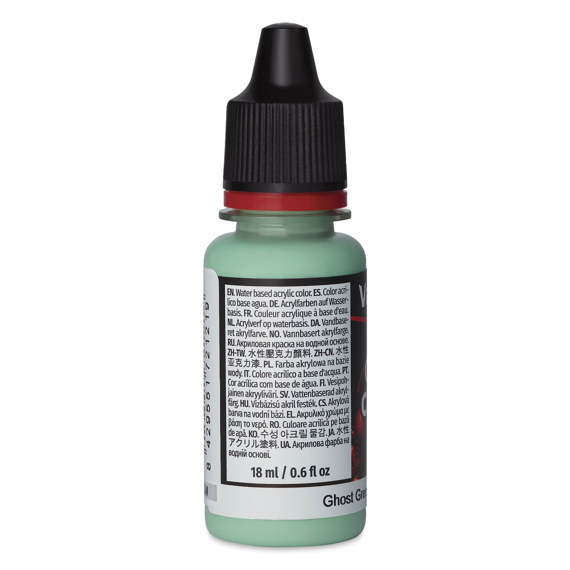 Vallejo Game Color Acrylic Paint - Ghost Green, 18 ml - side