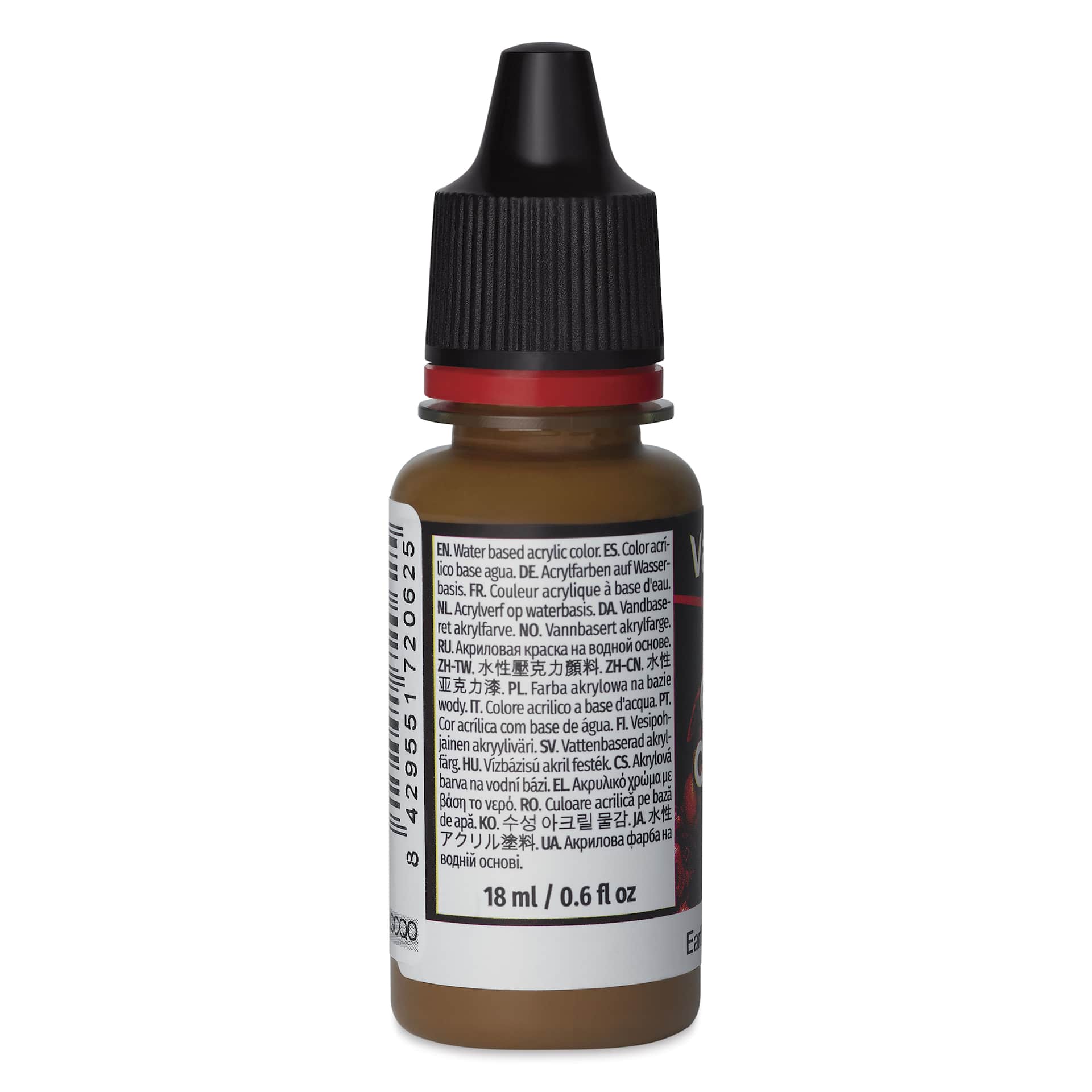 Vallejo Game Color Acrylic Paint - Earth, 18 ml - side