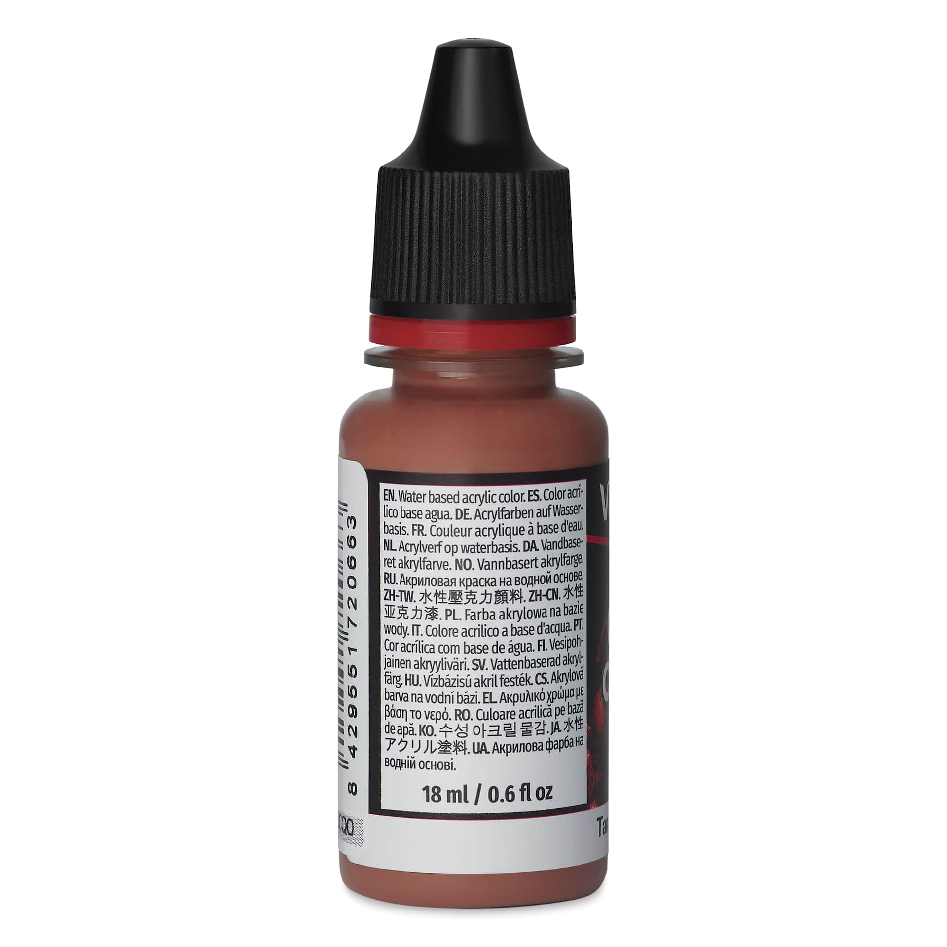 Vallejo Game Color Acrylic Paint - Tan, 18 ml - side