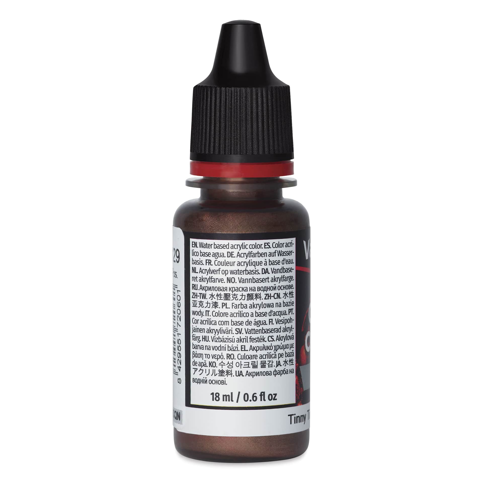 Vallejo Game Color Acrylic Paint - Tinny Tin, 18 ml - side