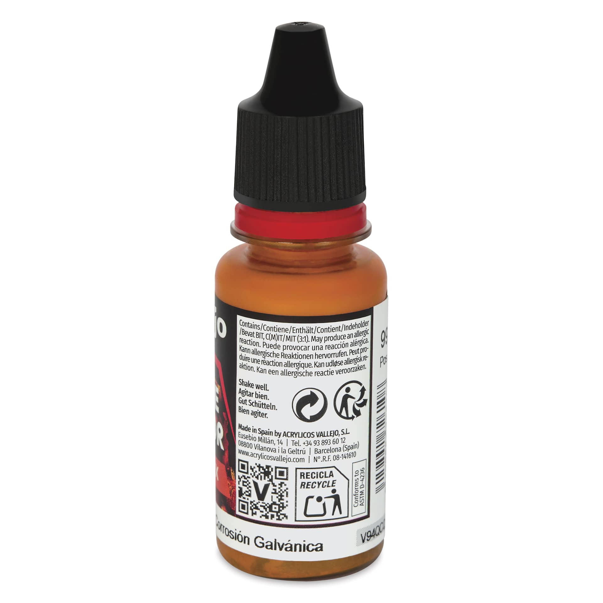 Vallejo Game Color Special FX Acrylic Paint - Galvanic Corrosion, 18 ml - side