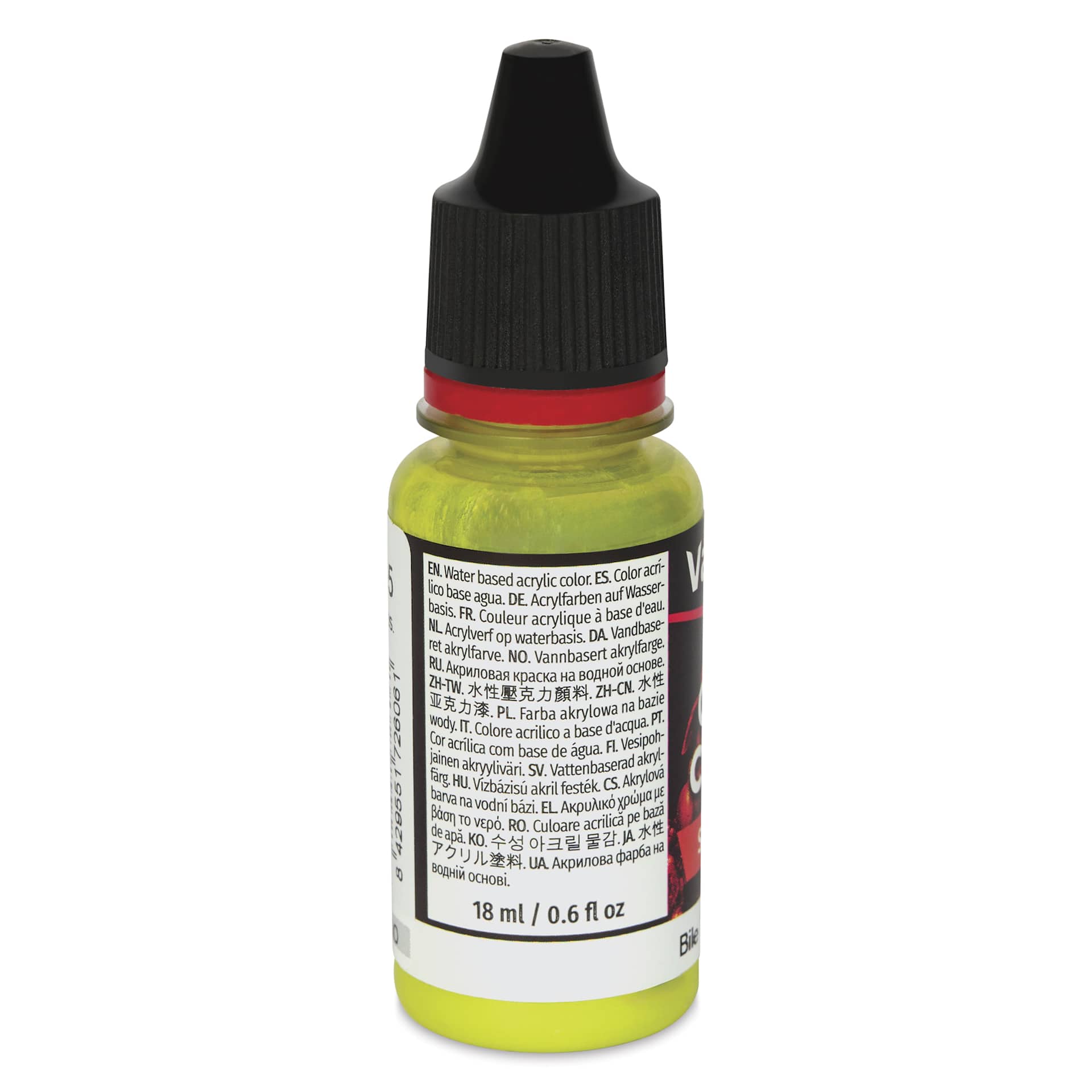 Vallejo Acrylic Xpress Color Paint - Bile, 18 ml - back