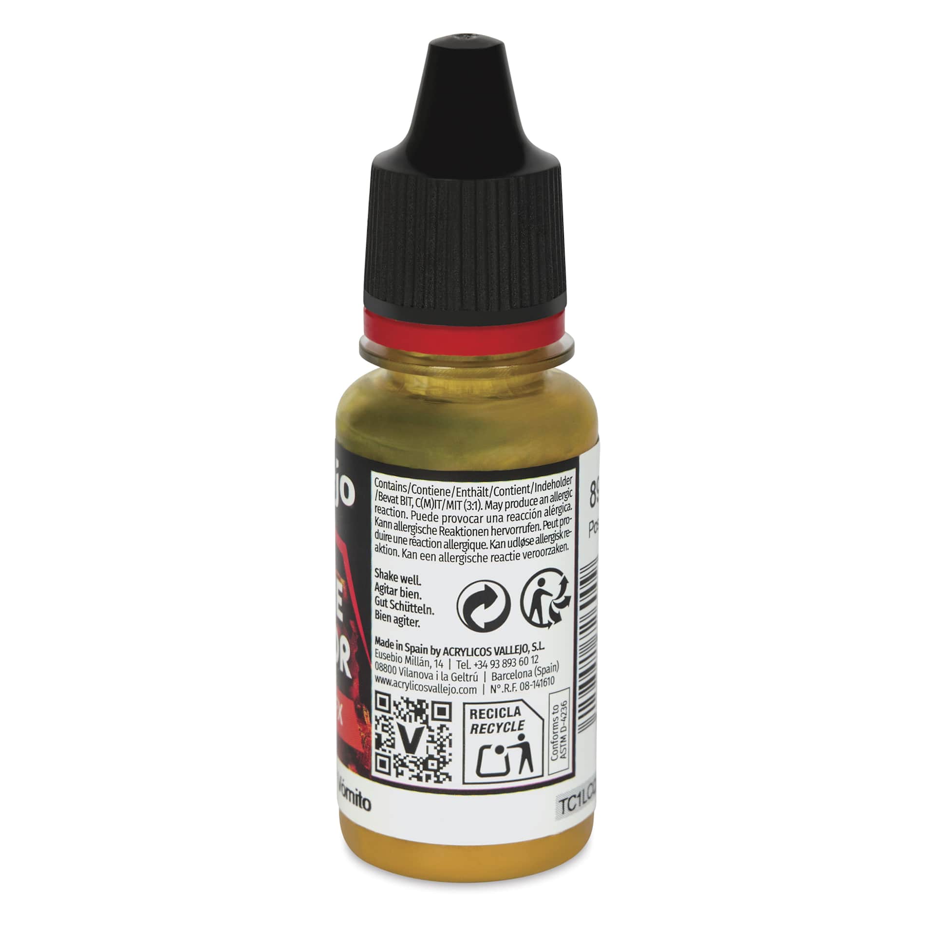 Vallejo Game Color Special FX Acrylic Paint - Vomit, 18 ml - side