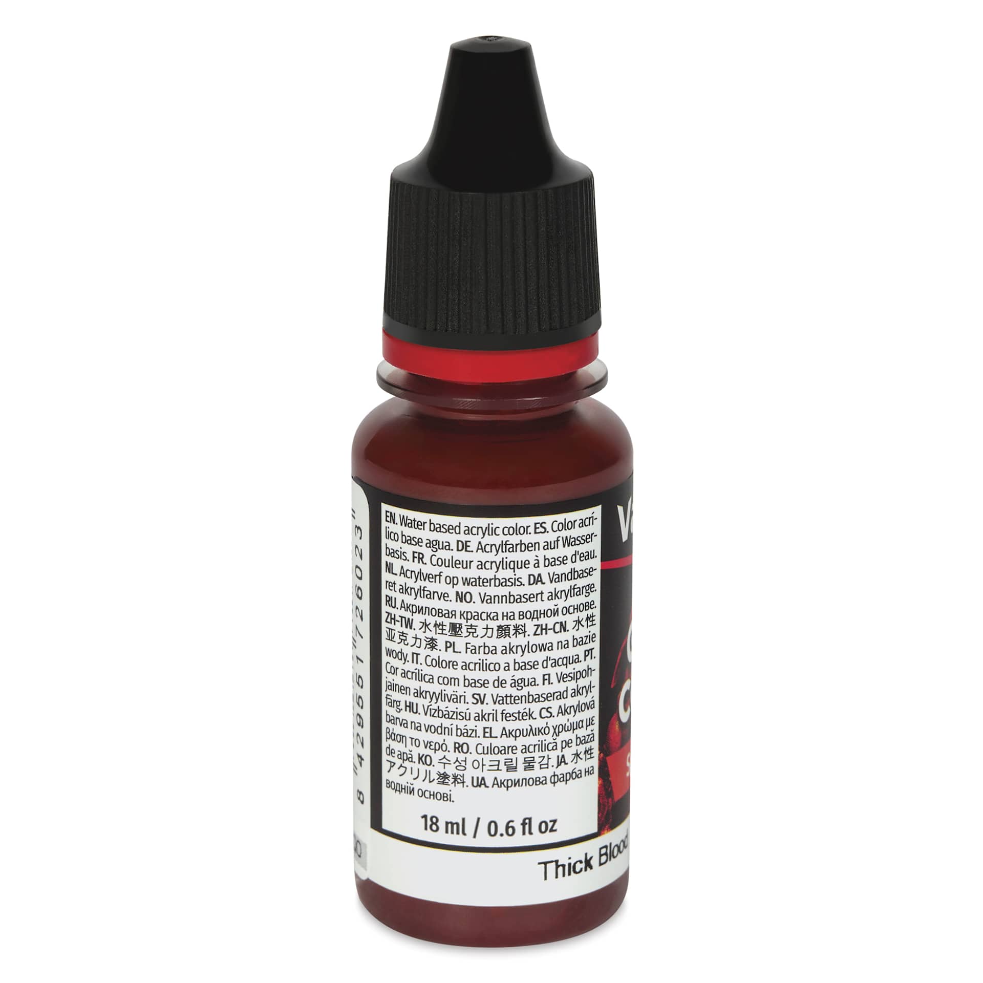 Vallejo Game Color Special FX Acrylic Paint - Thick Blood, 18 ml - side