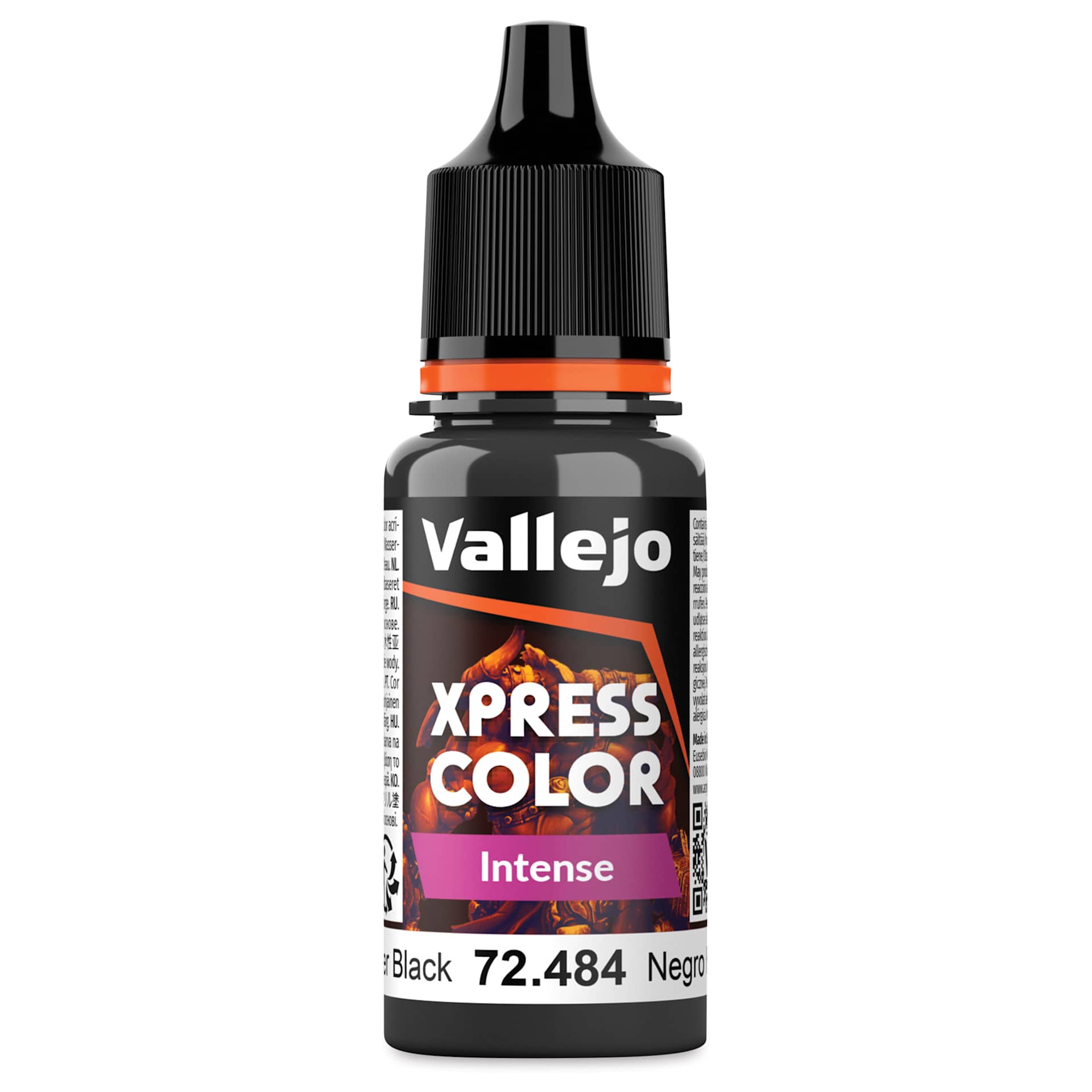 Vallejo Xpress Color Acrylic Paint - Hospitallier Black, 18 ml