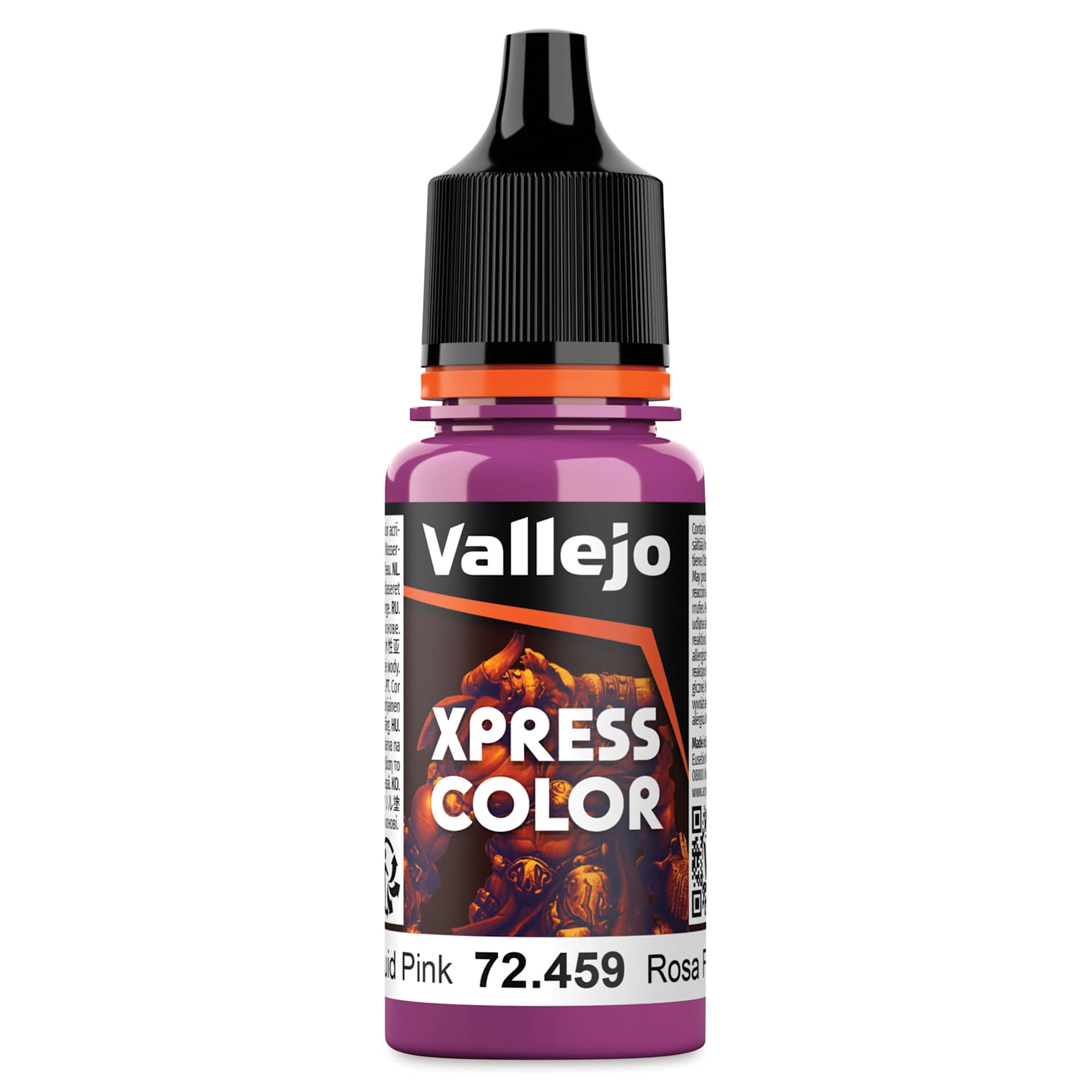 Vallejo Xpress Color Acrylic Paint - Fluid Pink, 18 ml