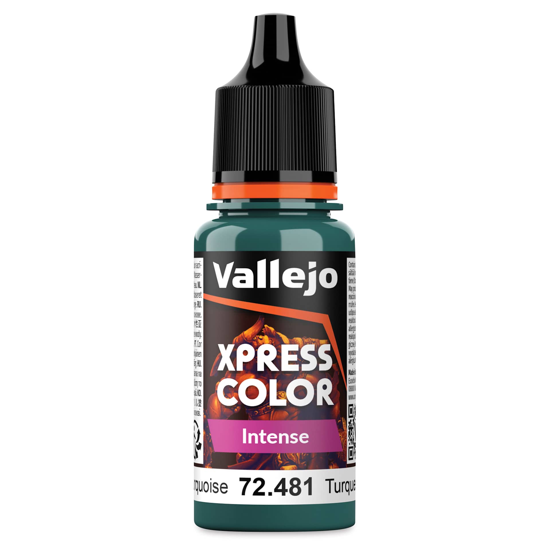 Vallejo Xpress Color Acrylic Paint - Heretic Turquoise, 18 ml