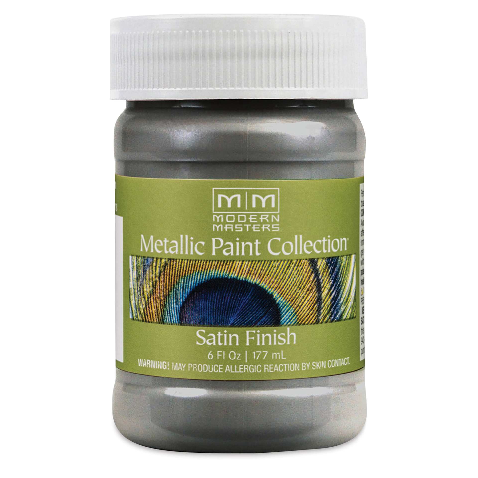 Modern Masters Metallic Paint - Pewter, 177 ml jar