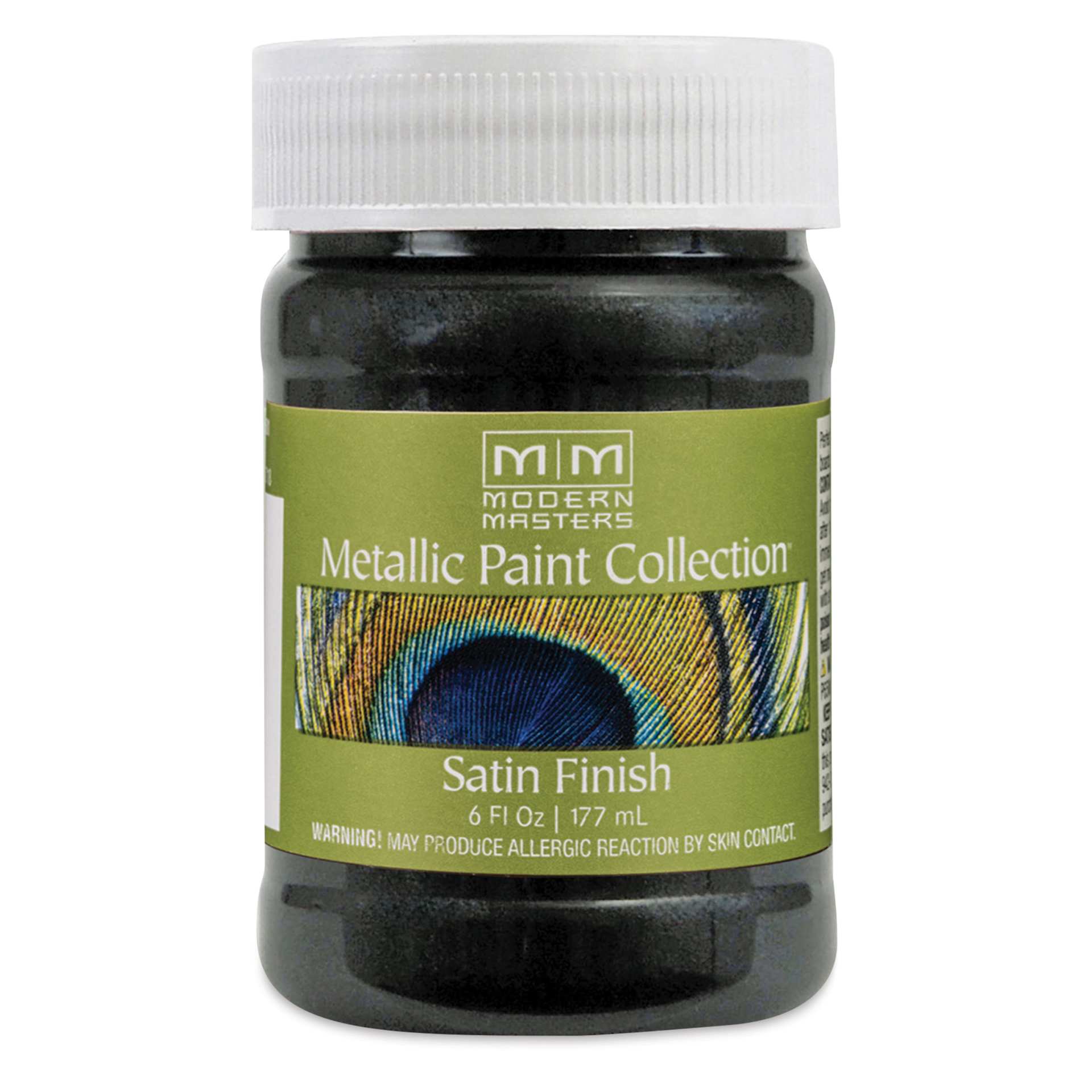 Modern Masters Metallic Paint - Black Pearl, 177 ml jar