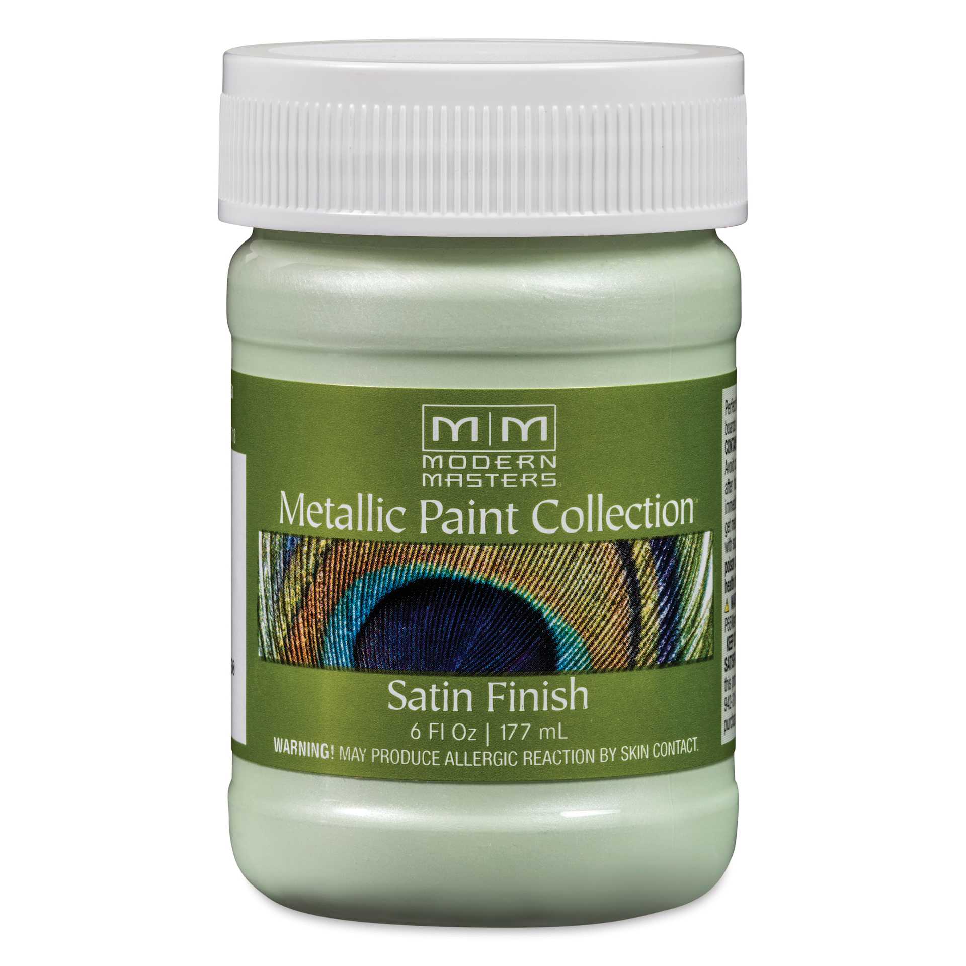 Modern Masters Metallic Paint - Cool Mint, 177 ml jar