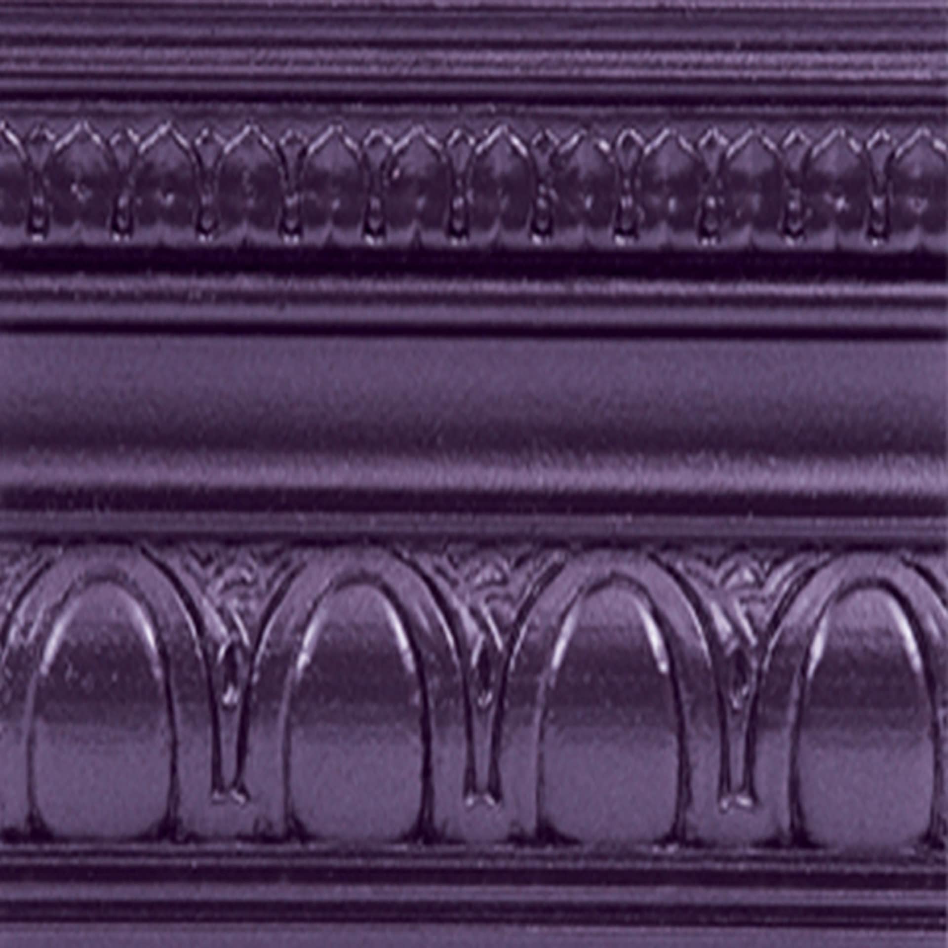 Modern Masters Metallic Paint - Amethyst painted on a piece of trim