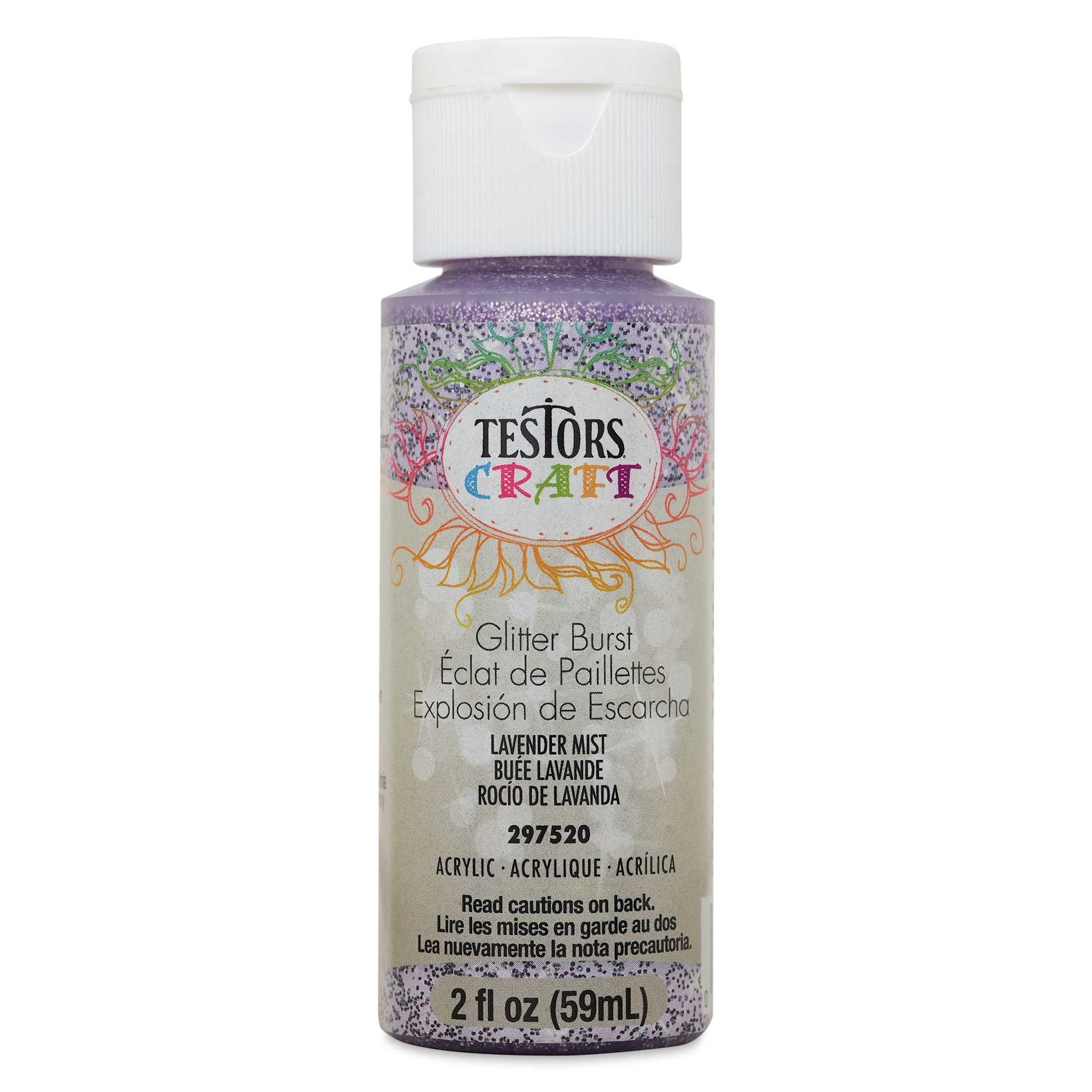Testors Craft Acrylic Paint - Lavender Mist, 2 oz Bottle
