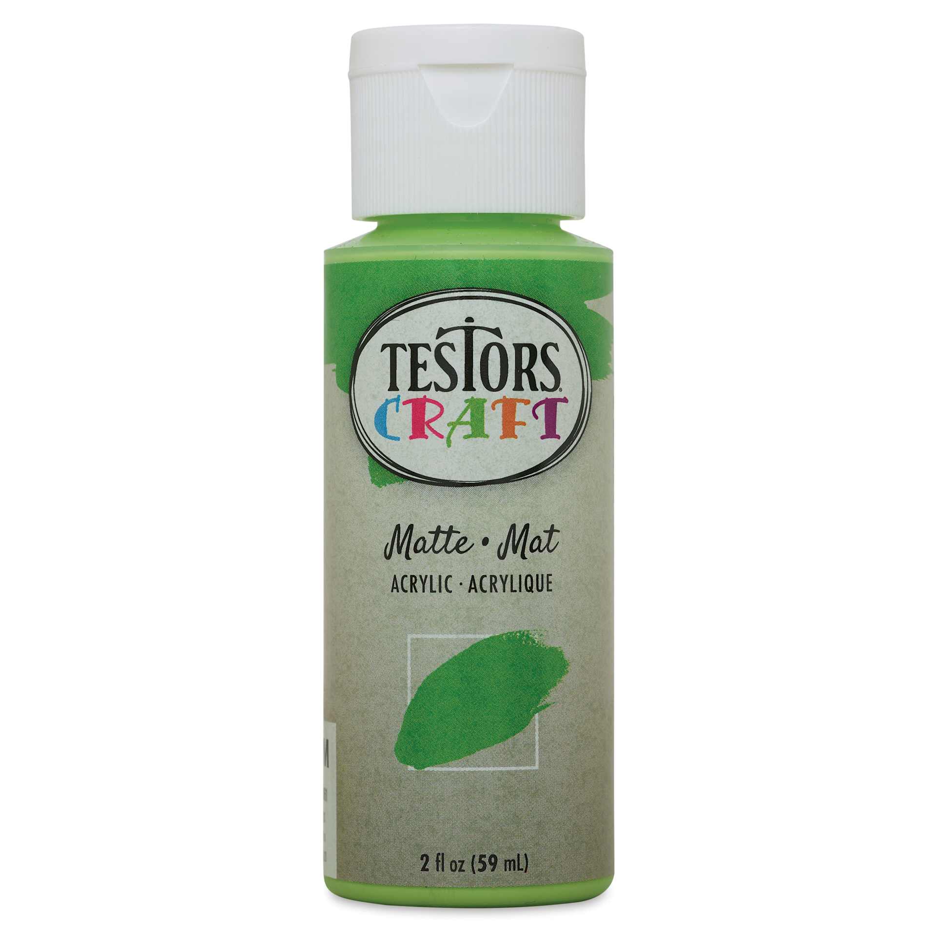 Testors Craft Acrylic Paint - Avocado, 2 oz Bottle