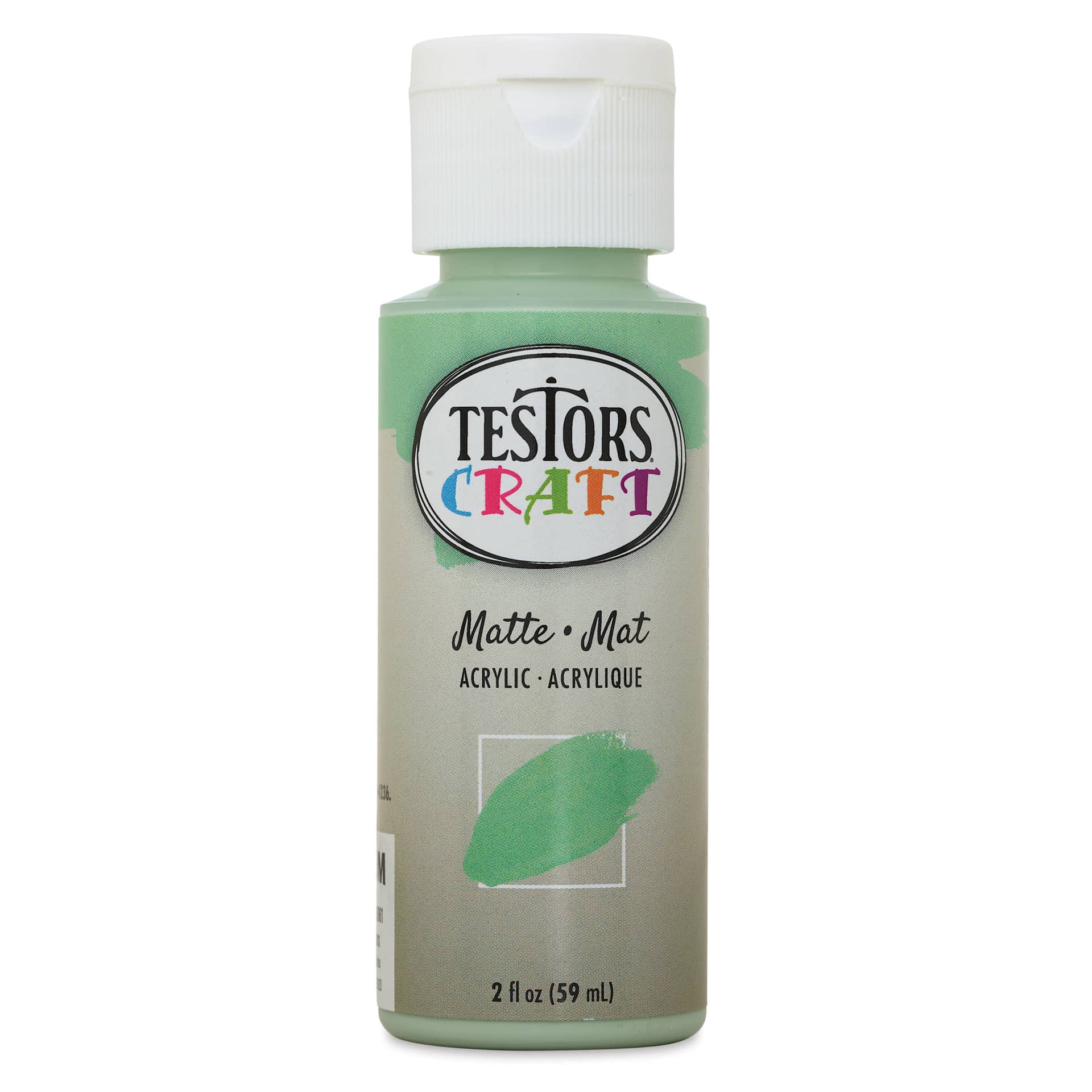 Testors Craft Acrylic Paint - Seafoam, 2 oz Bottle