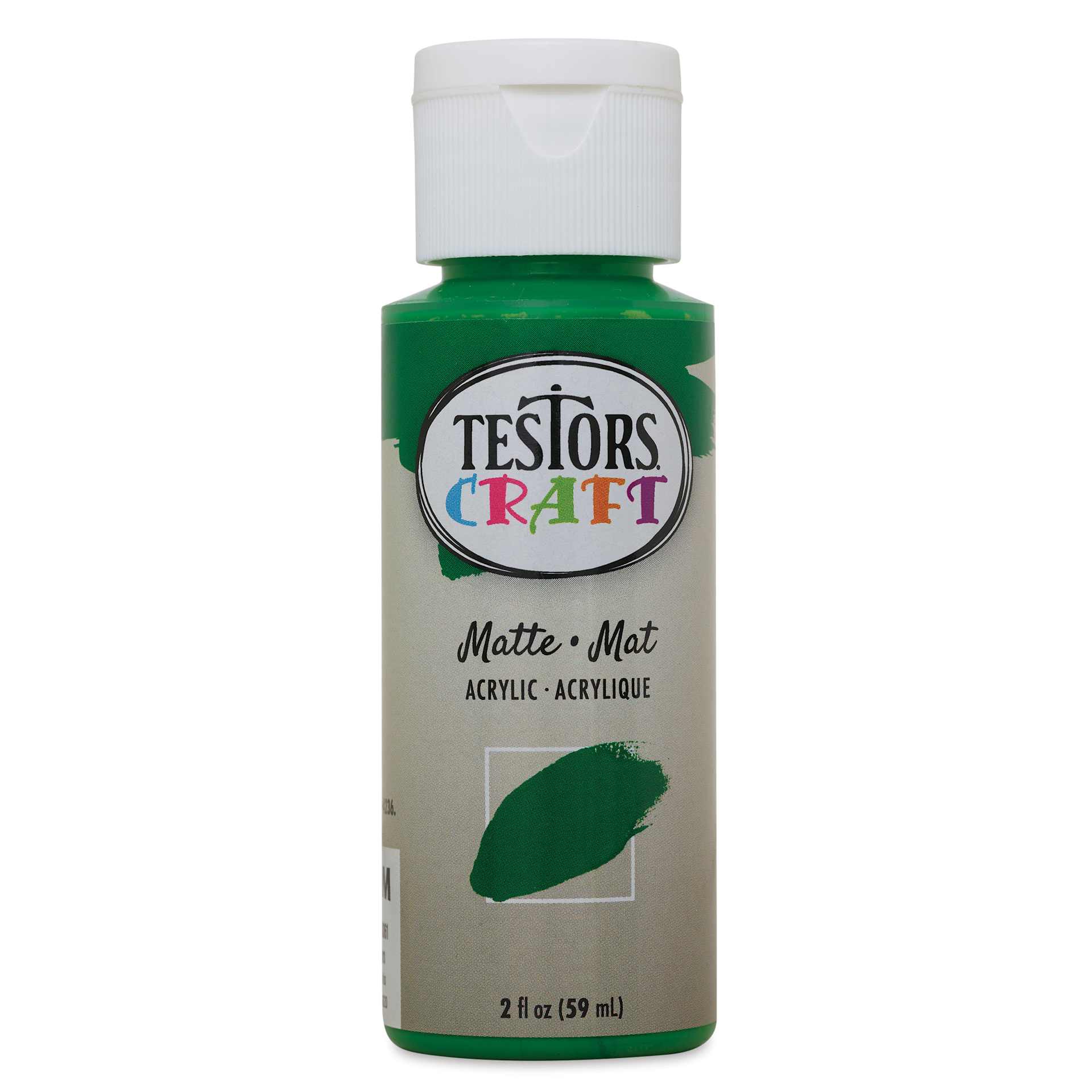 Testors Craft Acrylic Paint - Shamrock, 2 oz Bottle