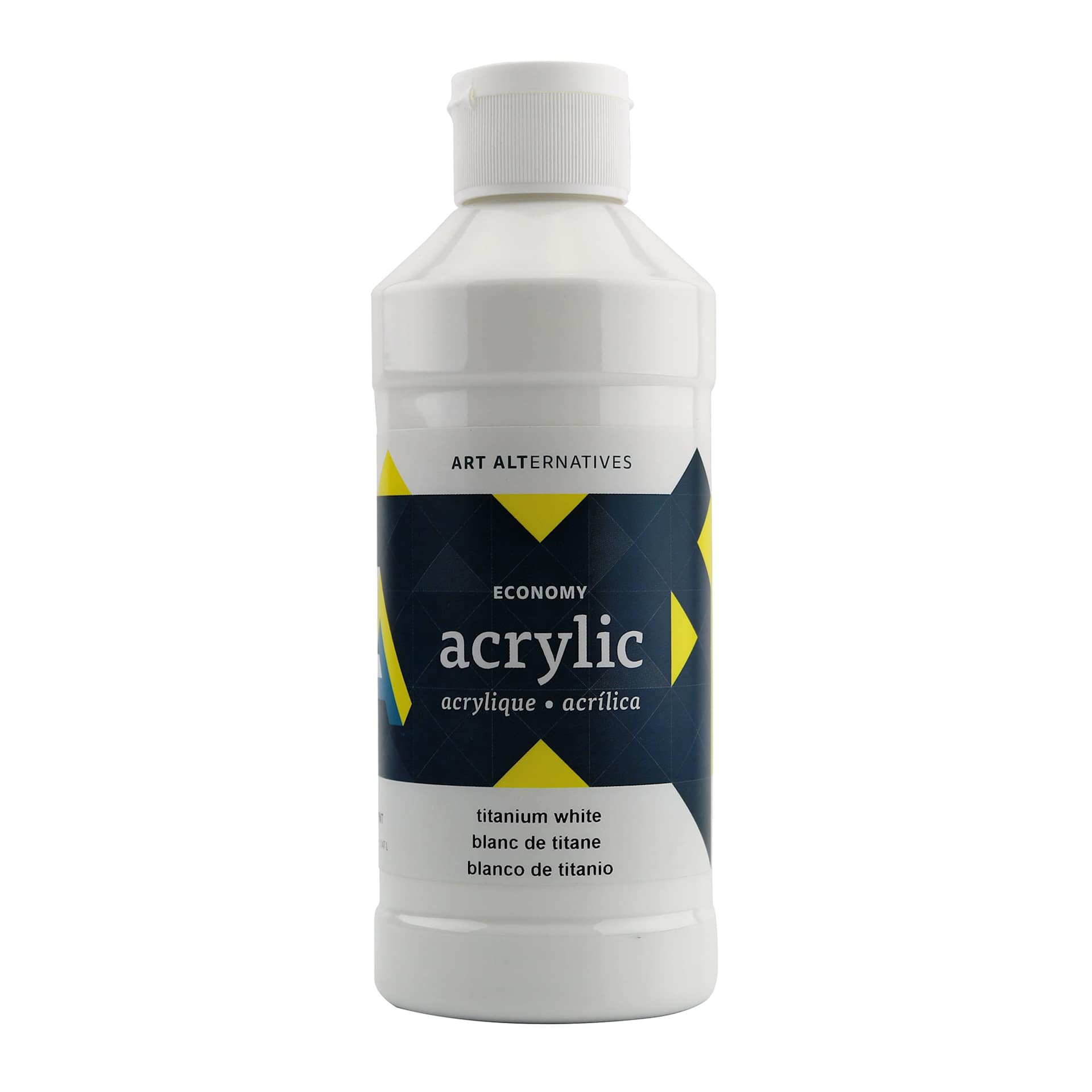 Art Alternatives Economy Acrylic - White, 475 ml