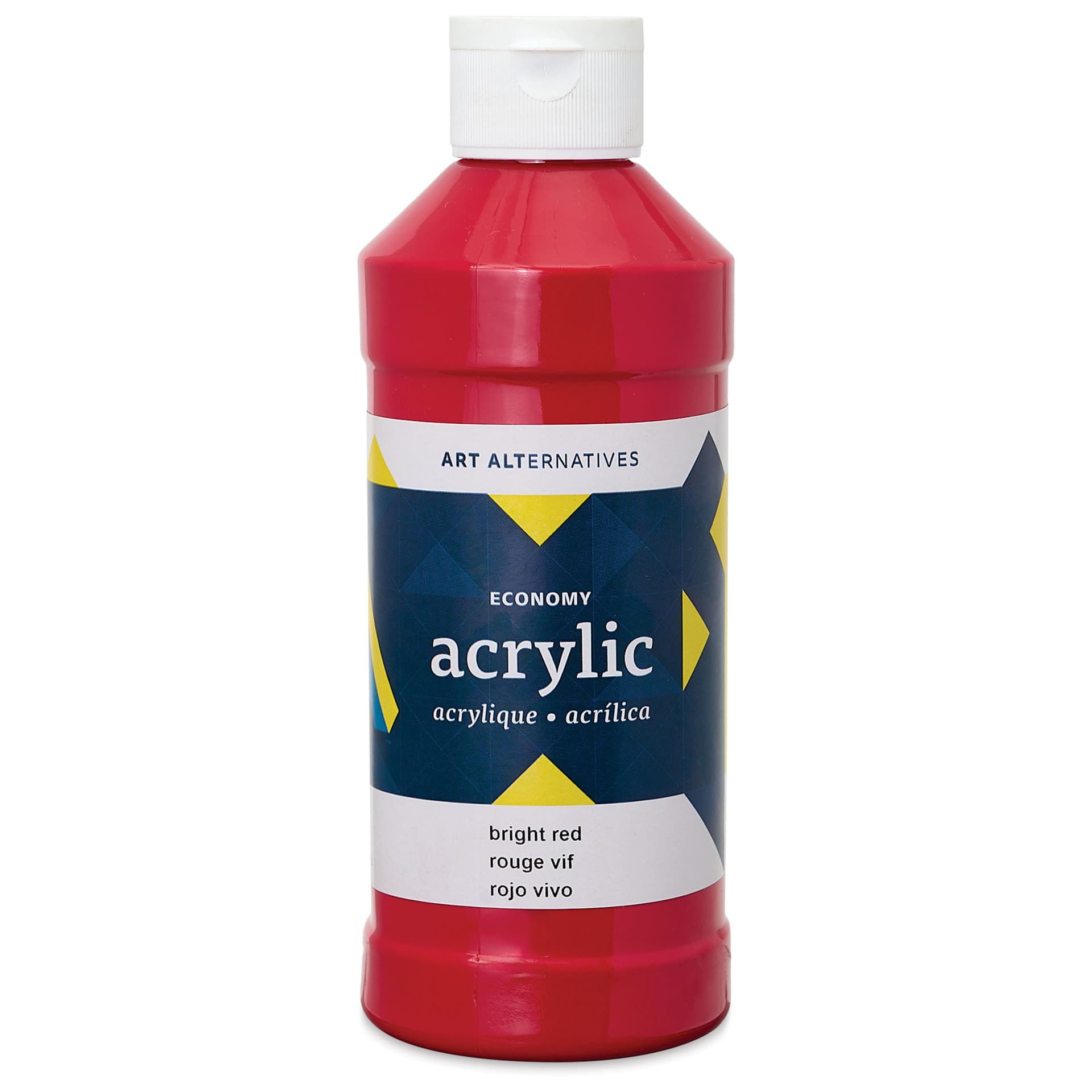Art Alternatives Economy Acrylic -  Bright Red, 475 ml