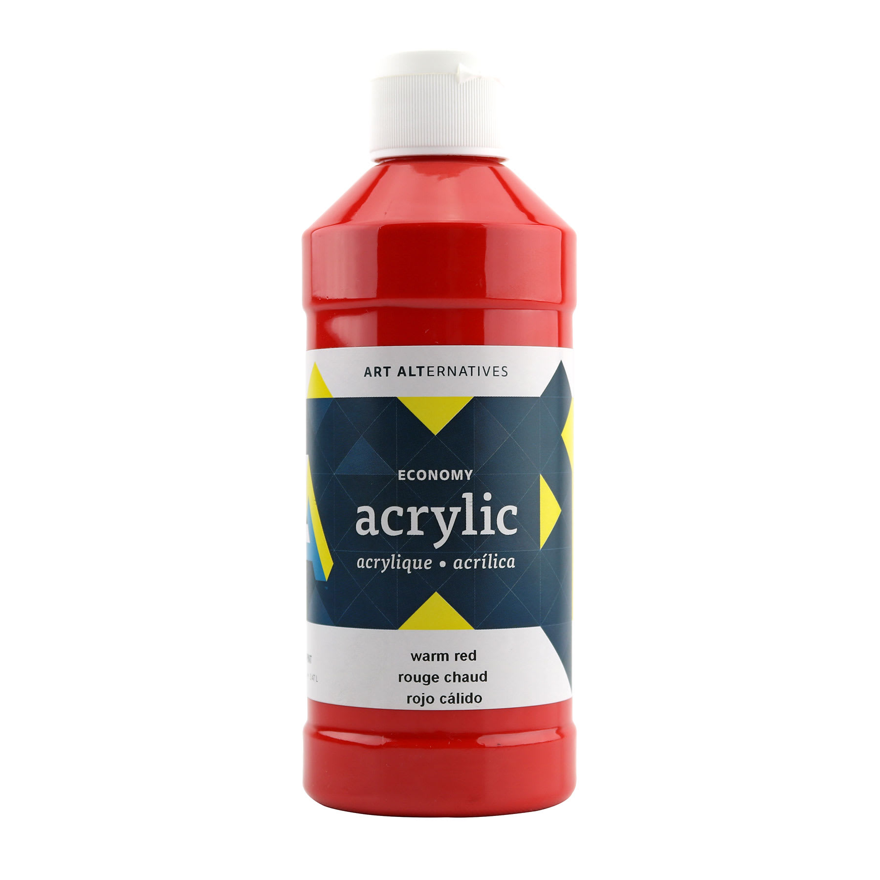 Art Alternatives Economy Acrylic - Warm Red, 475 ml