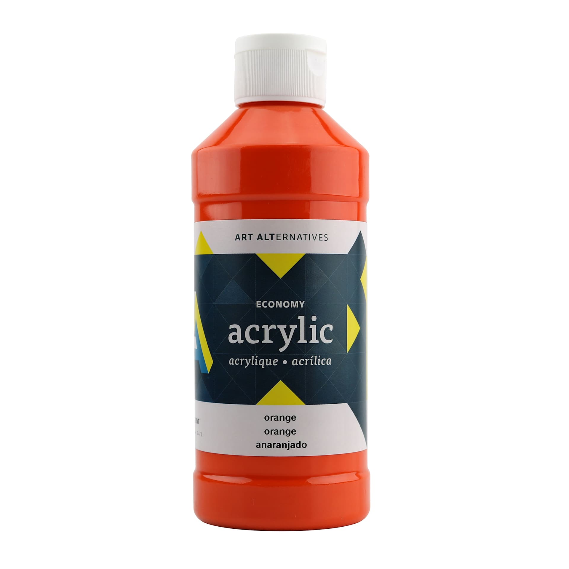 Art Alternatives Economy Acrylic - Orange, 475 ml