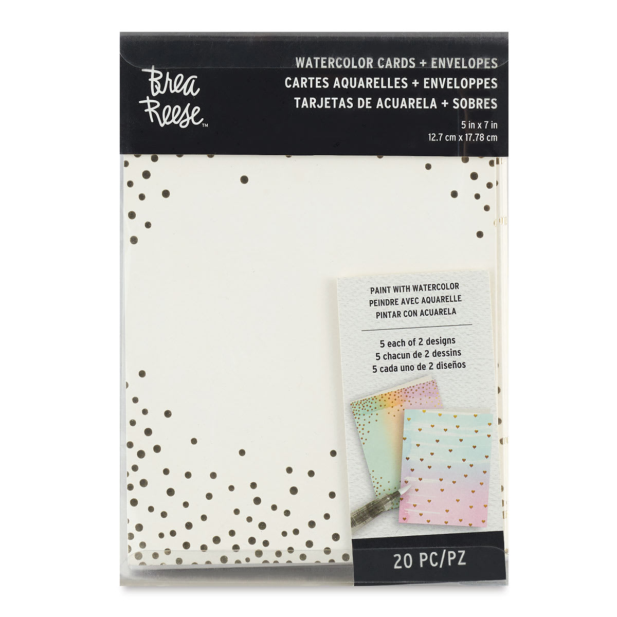 Brea Reese Watercolor Cards and Envelopes