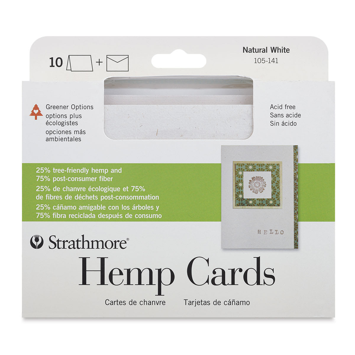 Strathmore Hemp Cards - Pkg of 10