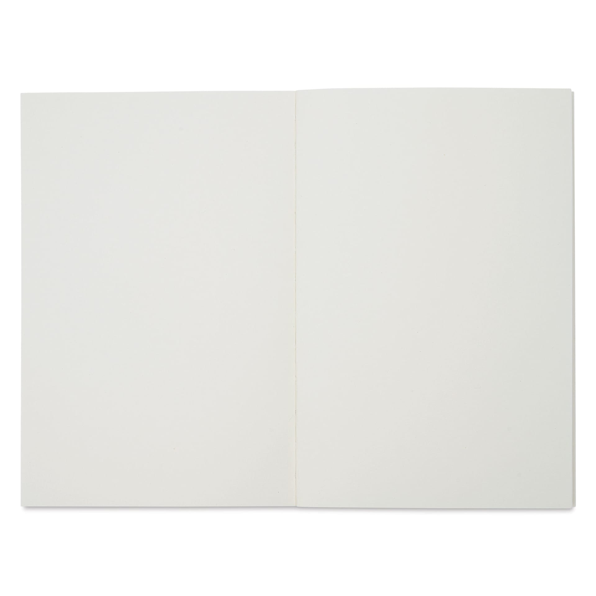Pacific Arc Sketchbook - Black, 5.6" x 8.2", open