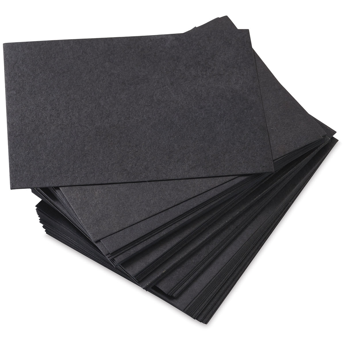 Shizen Black Watercolor Paper - 5" x 7", Hot Press/Smooth, 50 Sheet Pkg
