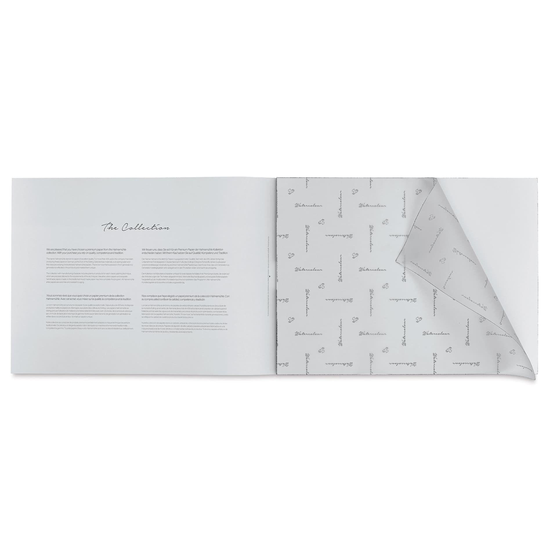 Hahnemühle The Collection Watercolor Block - Cold Press, 14.1" x 18.9", 140 lb, 10 Sheets cover sheet on block