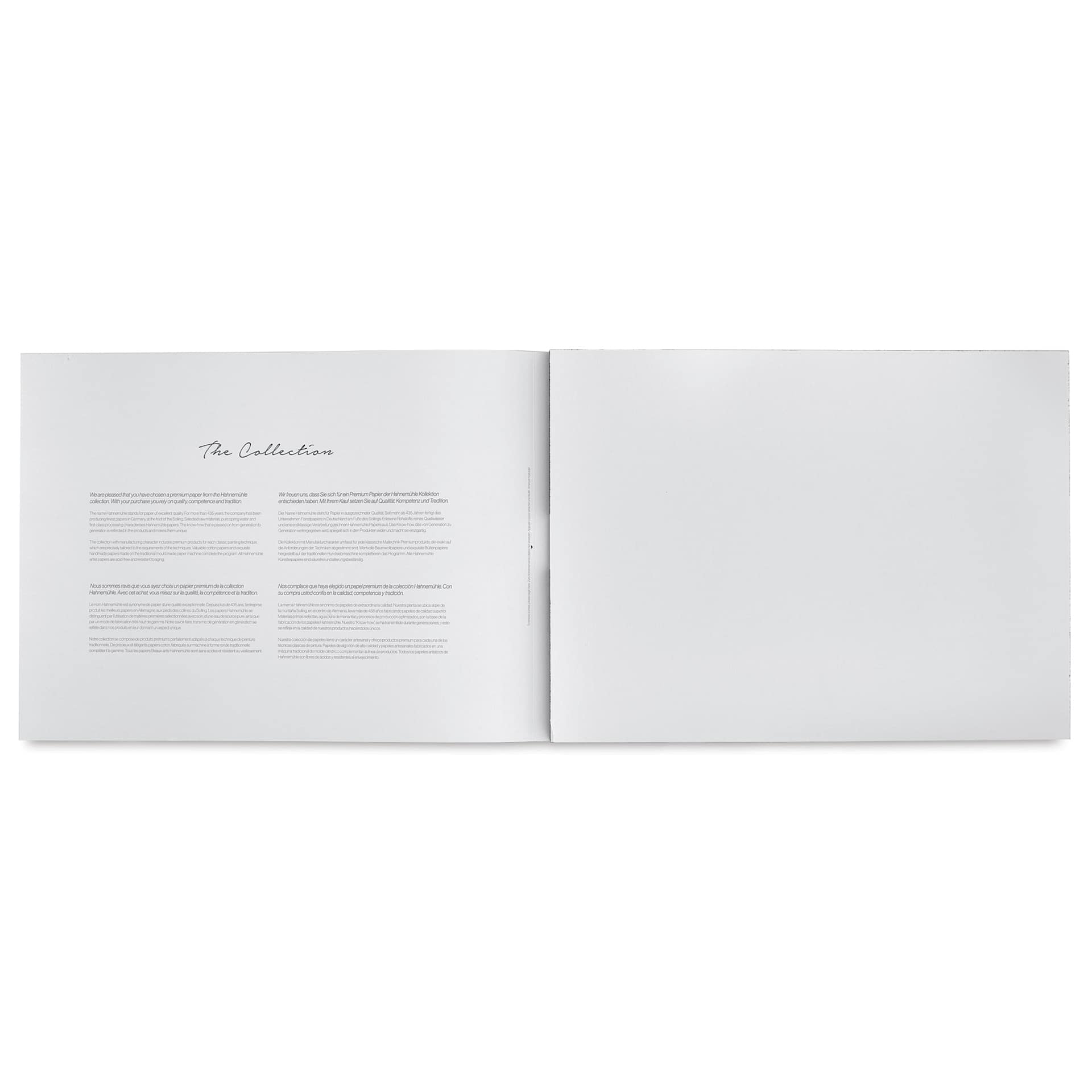 Hahnemühle The Collection Watercolor Block - Cold Press, 14.1" x 18.9", 300 lb, 10 Sheets open to first page