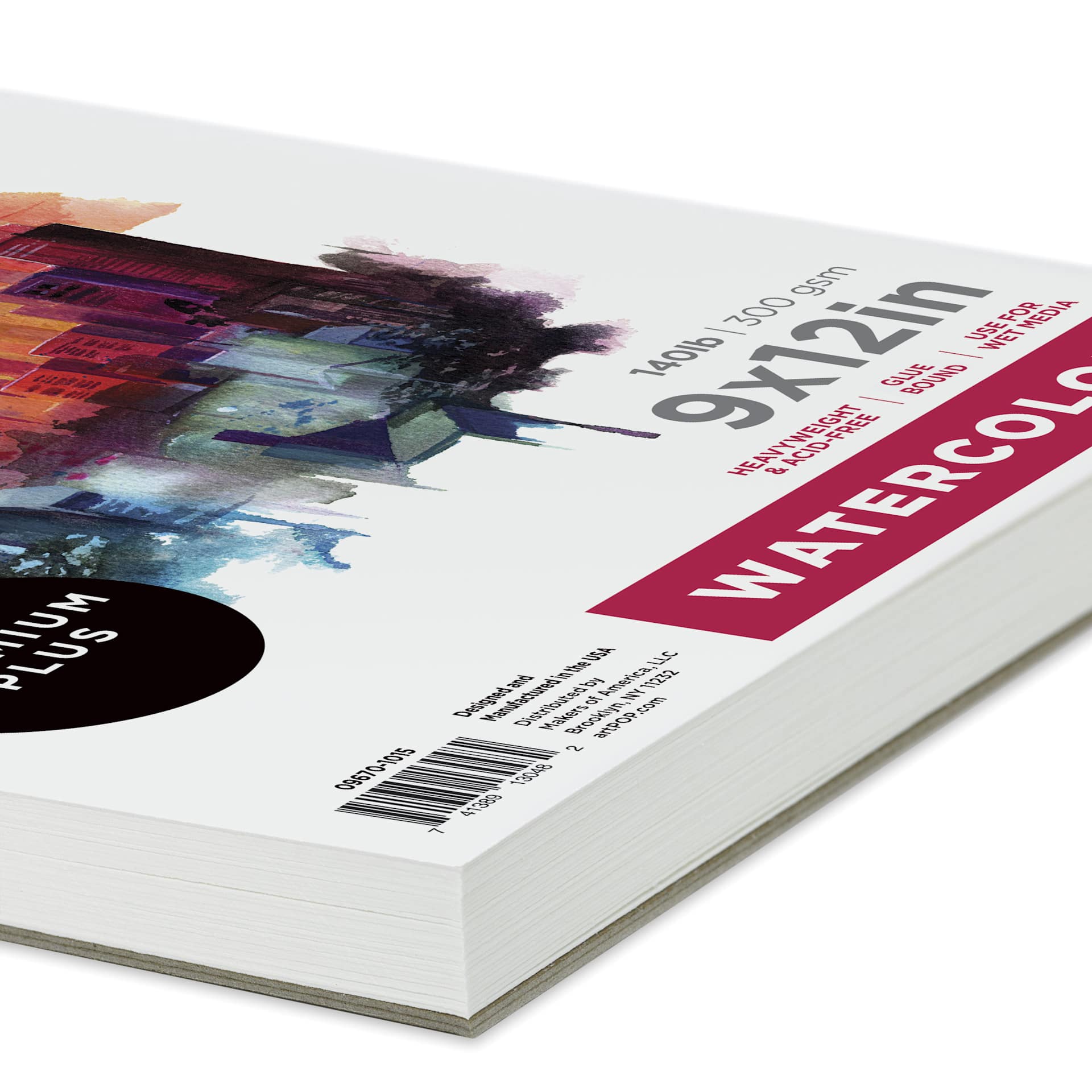 artPOP! Watercolor Pad - 9" x 12", 30 sheets