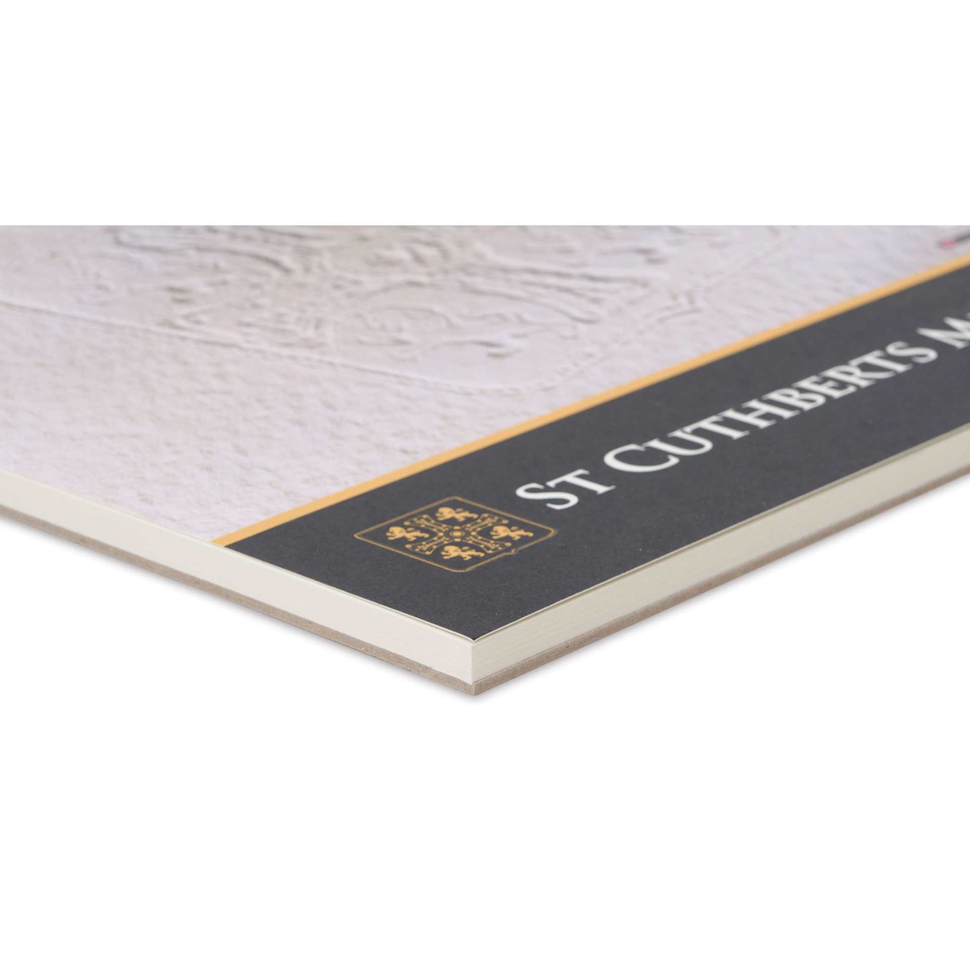 Saunders Waterford Watercolor Pad - 9" x 12", Hot Press, 140 lb, 12 Sheets (Close-up of corner)