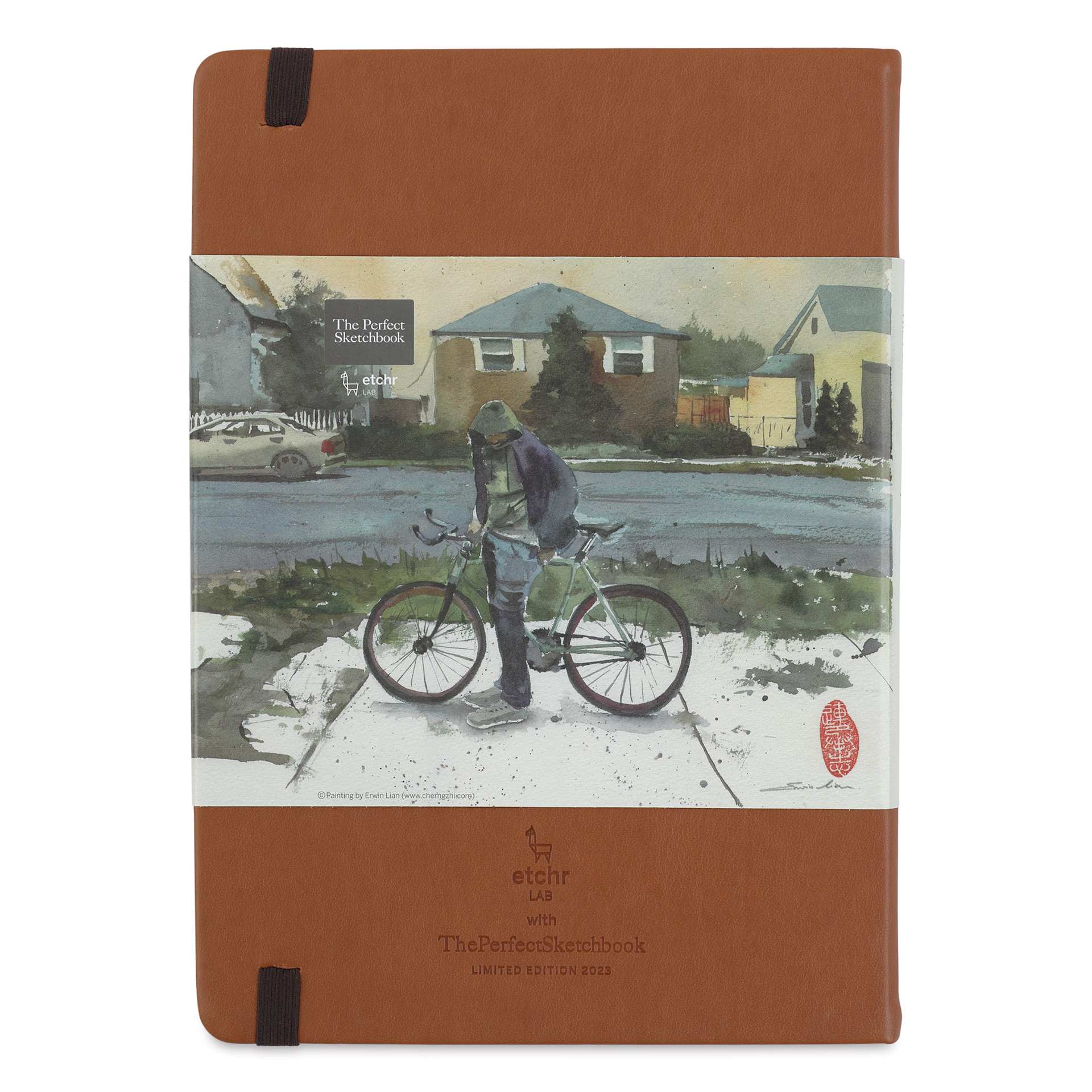 Etchr The Perfect Sketchbooks Signature Series - Tan cover, Cold Press, back