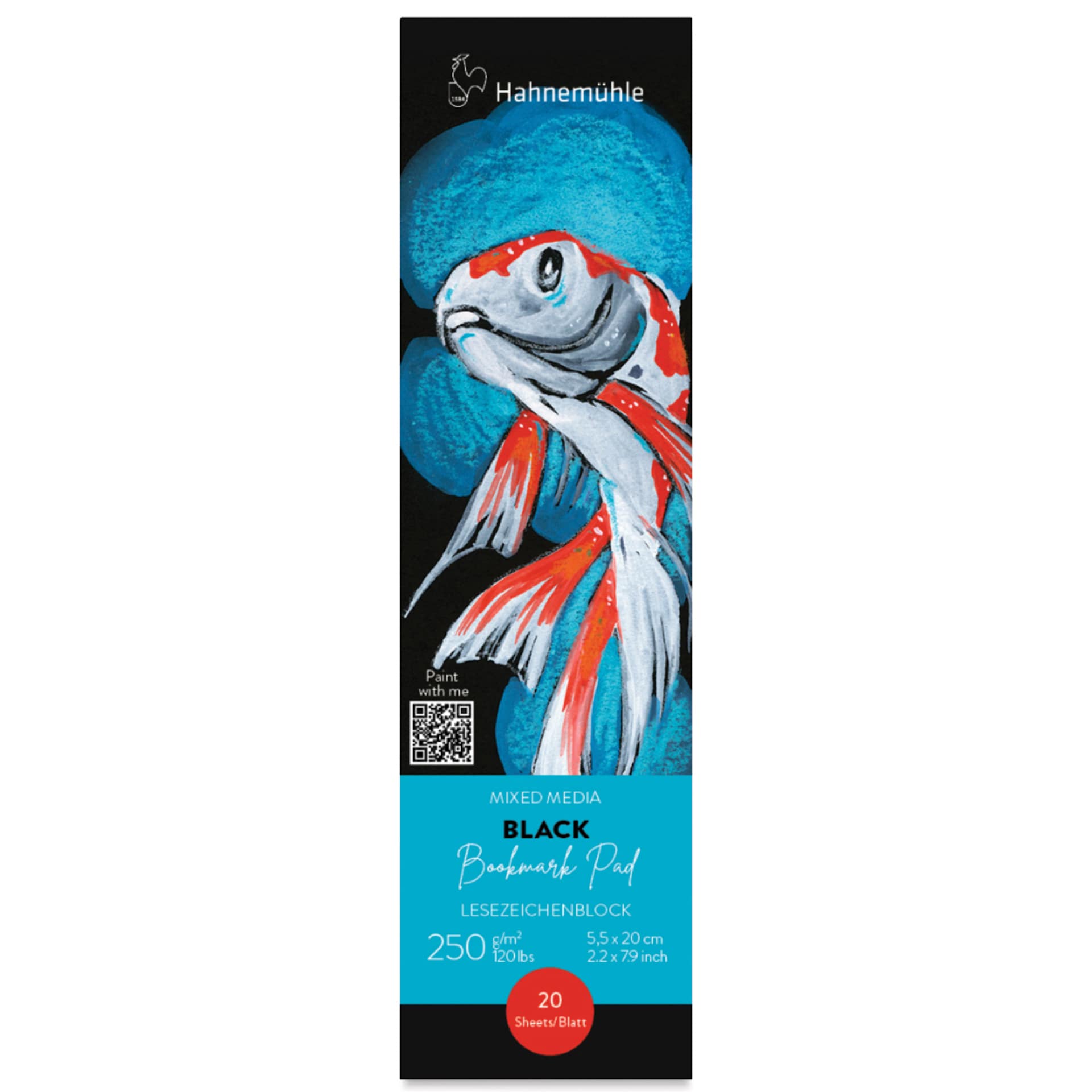 Hahnemühle Black Mixed Media Bookmark Pad