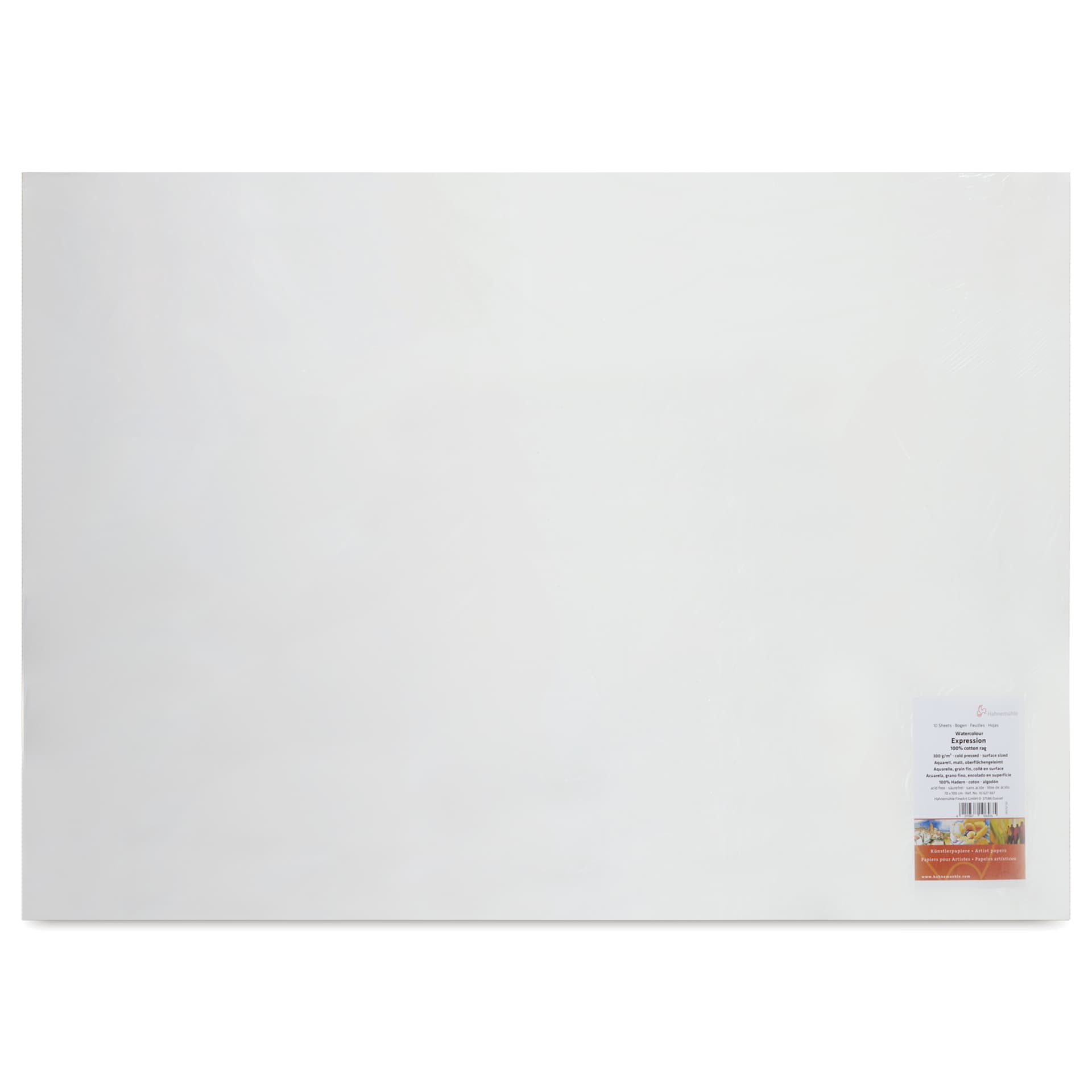 Hahnemühle Expressions Watercolor Paper Pack - 27.6" x 25.6", 10 Sheets, 300 gsm Hahnemühle Expressions Watercolor Paper Pack - 27.6" x 25.6", 10 Sheets, 300 gsm