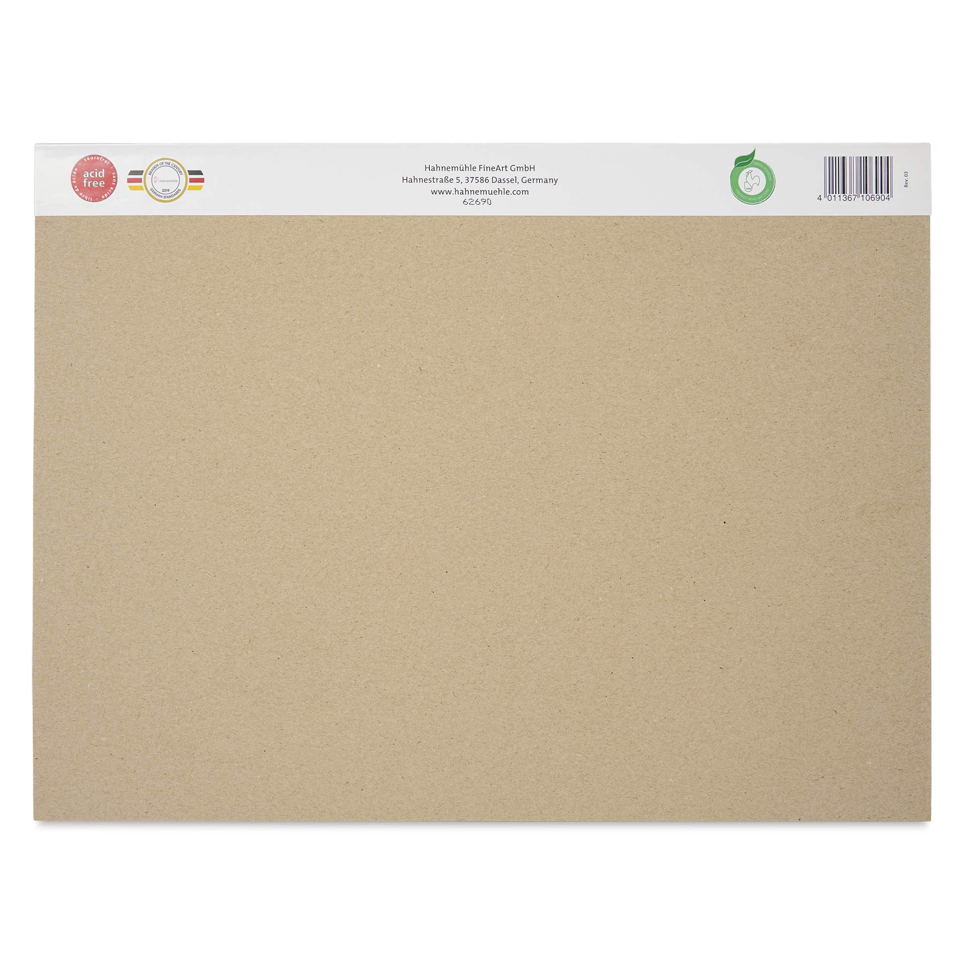 Hahnemühle Expressions Watercolor Block - 11.8" x 15.7", 20 Sheets, 300 gsm - back