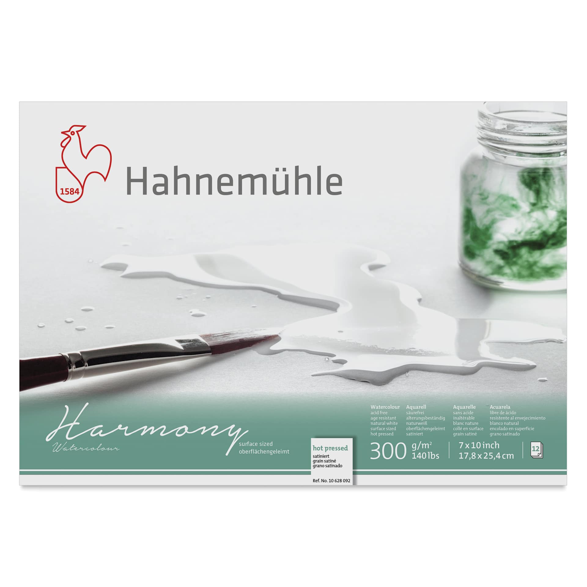 Hahnemühle Harmony Watercolor Block - 7" x 10", Hot Press, front cover