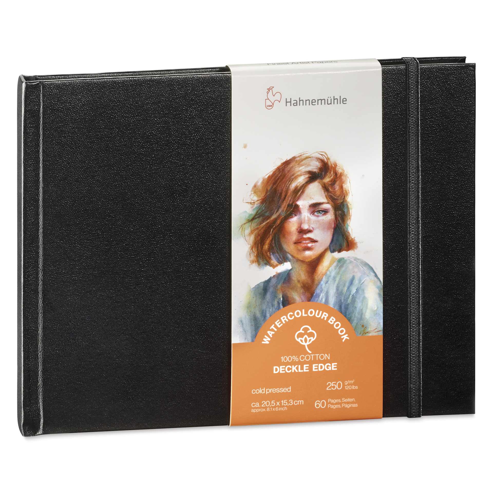 Hahnemühle Deckle Edge Watercolor Journal - 5.8" x 8.3", Landscape