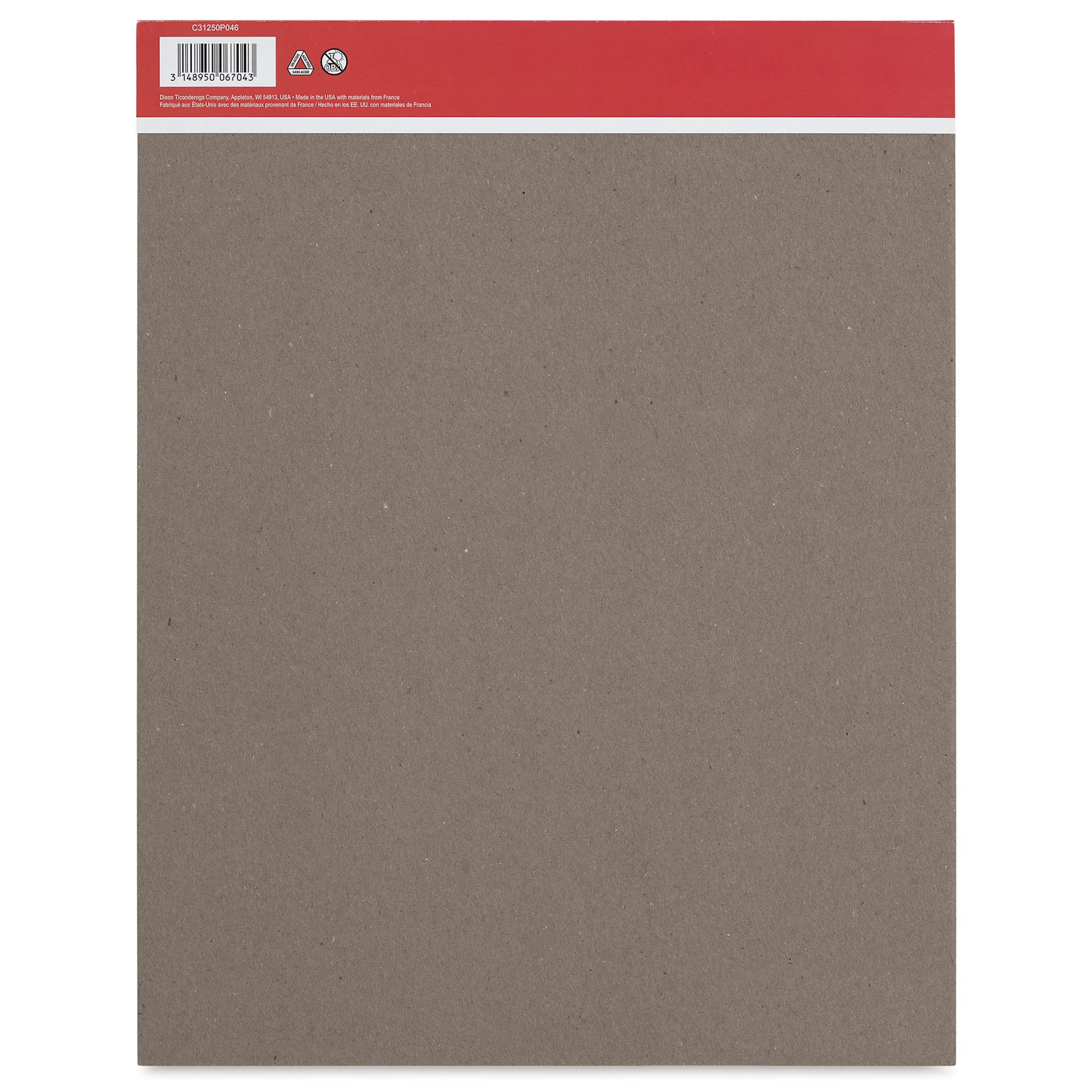 Canson Graduate Oil and Acrylic Pad - 11" x 14", back cover