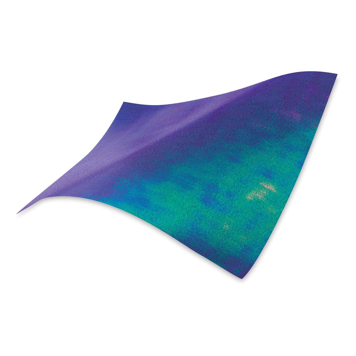 Black Ink Dotty Embossed Iridescent Paper - Purple Haze, 12" x 12"