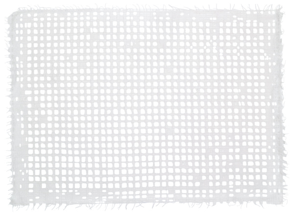 Black Ink Thai Ultralite Gossamer Mulberry Papers - Single White sheet shown