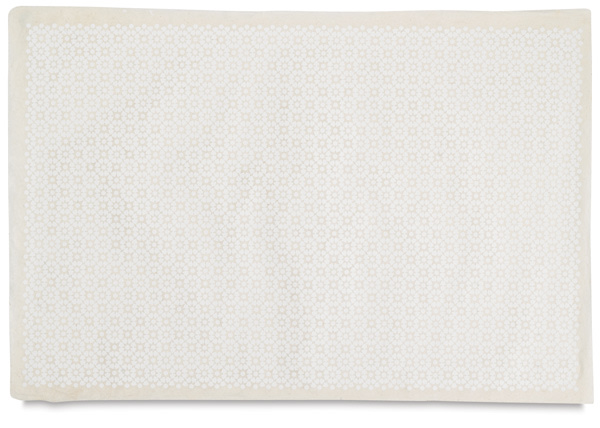 Lamali Decorative Paper - 22" x 30", White/Natural, Andalus, Single Sheet