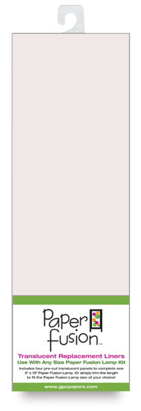 Paper Fusion Decorative Paper Lamp Panels - Translucent pattern in package