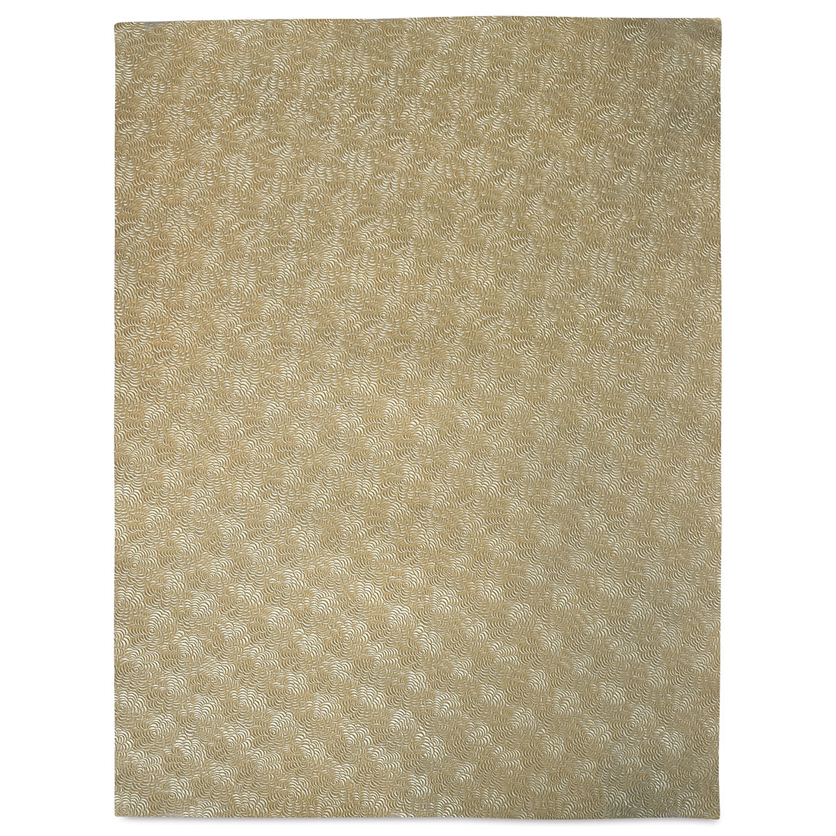 Black Ink Zinnia Embossed Paper - Top view of sheet of Gold Zinnia Embossed paper