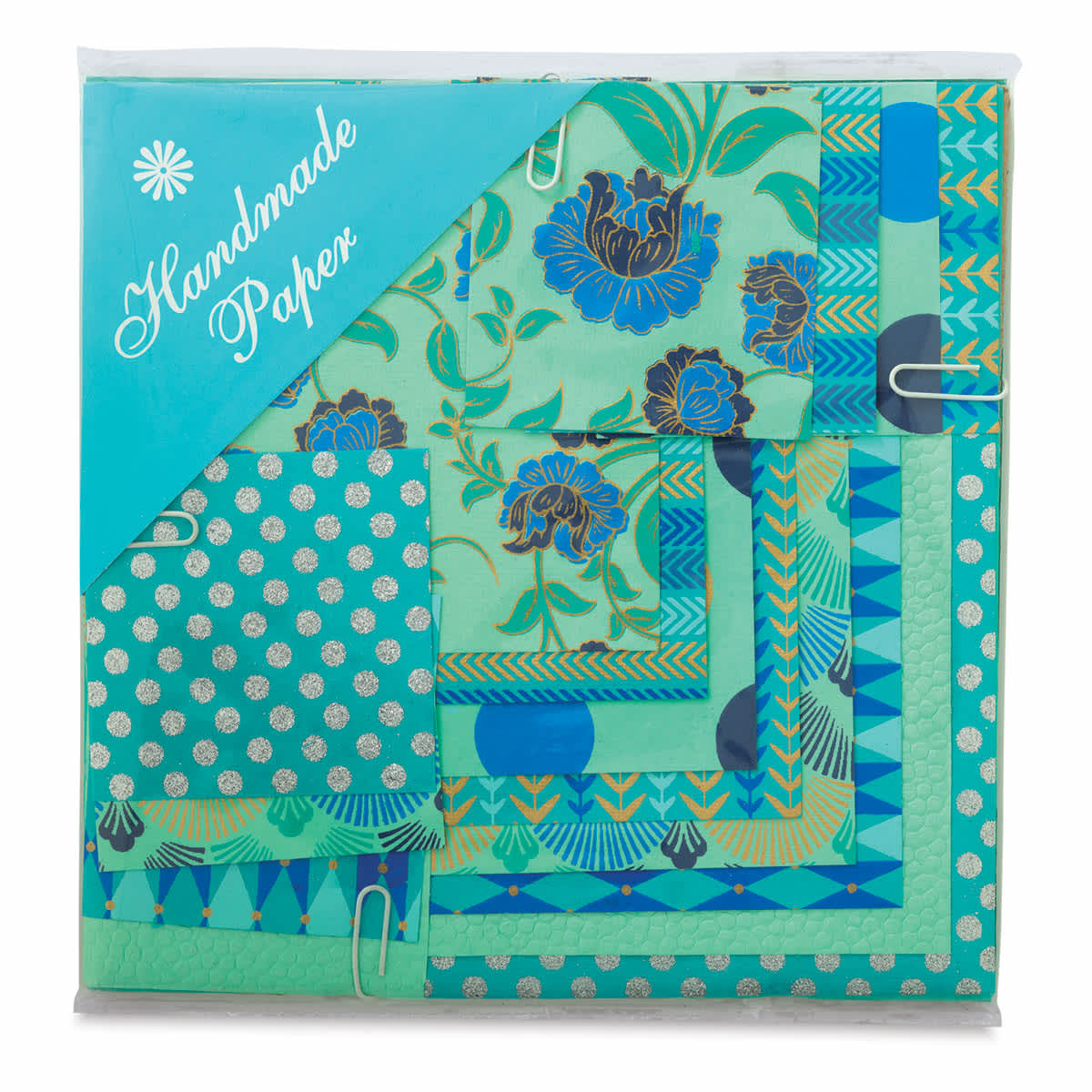 Shizen Mini Decorative Paper Value Pack - Light Blue